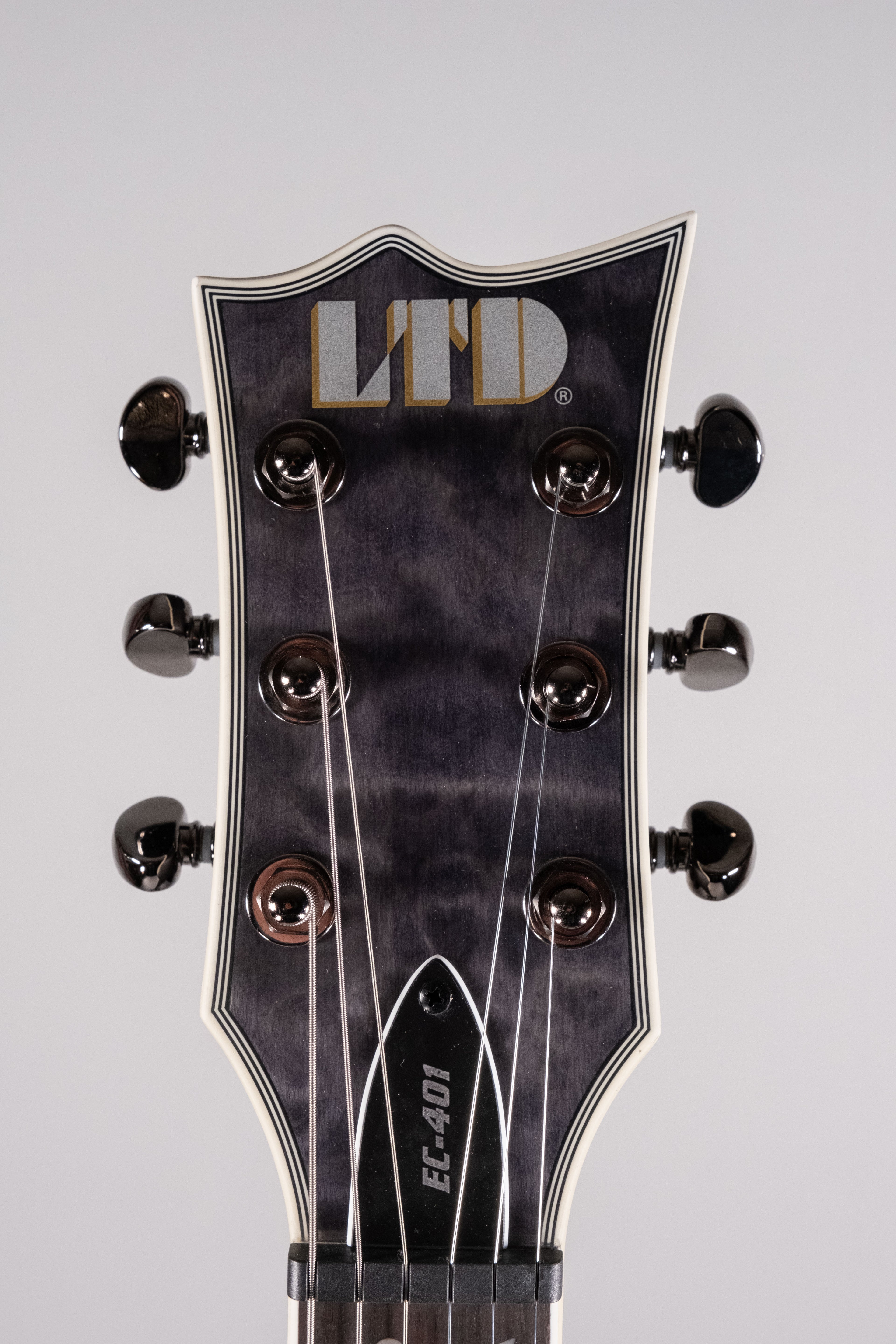 LTD EC-401 QM - See Thru Black Satin - Limited Edition