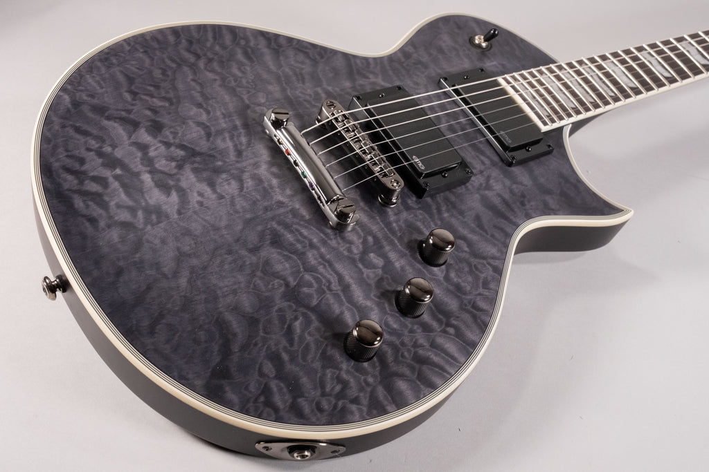 LTD EC-401 QM - See Thru Black Satin - Limited Edition