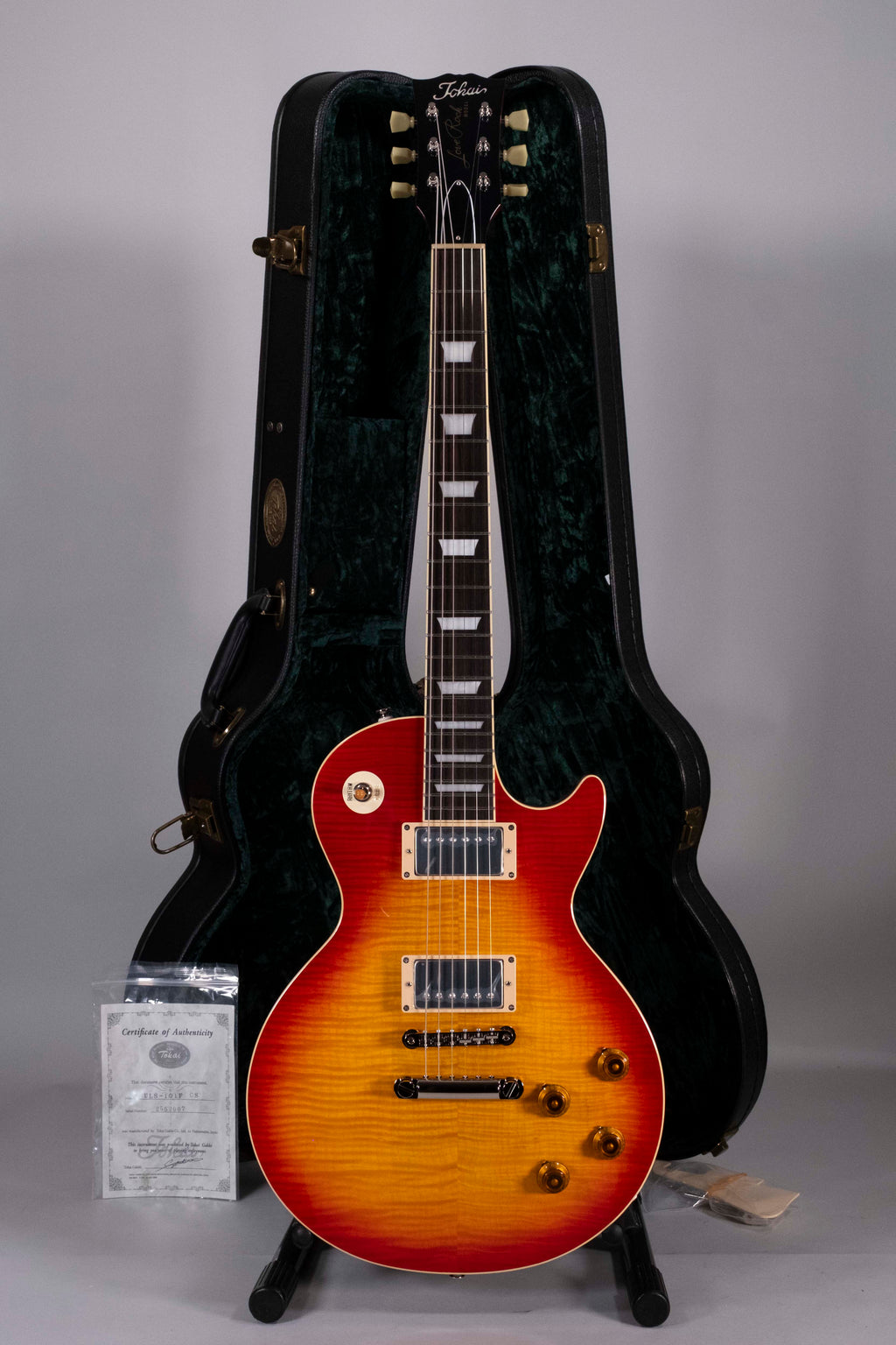 Tokai LP Style Flame Cherry Sunburst