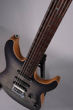 Ibanez TQM2 Tom Quayle Signature Charcoal Black Burst Flat