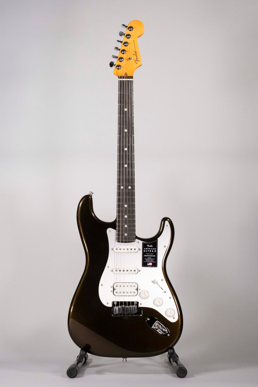 Fender Stratcaster HSS American Ultra II Texas Tea
