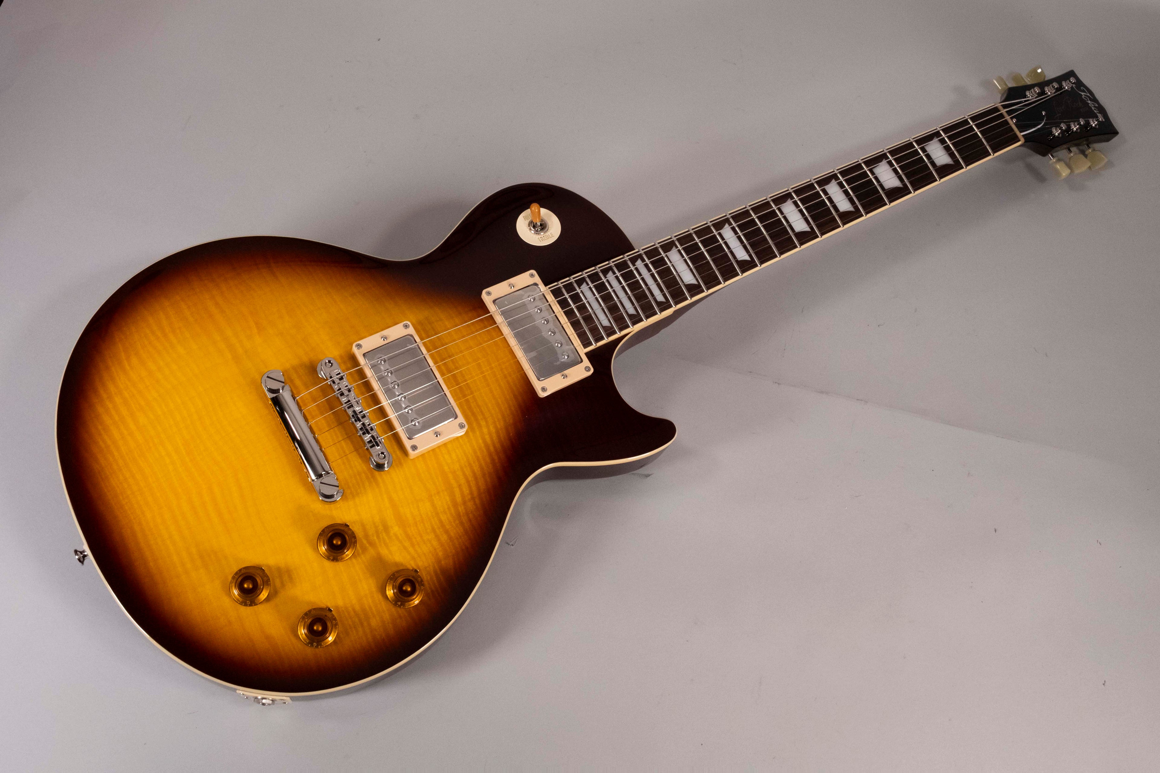 Tokai LP Style Flame Brown Sunburst