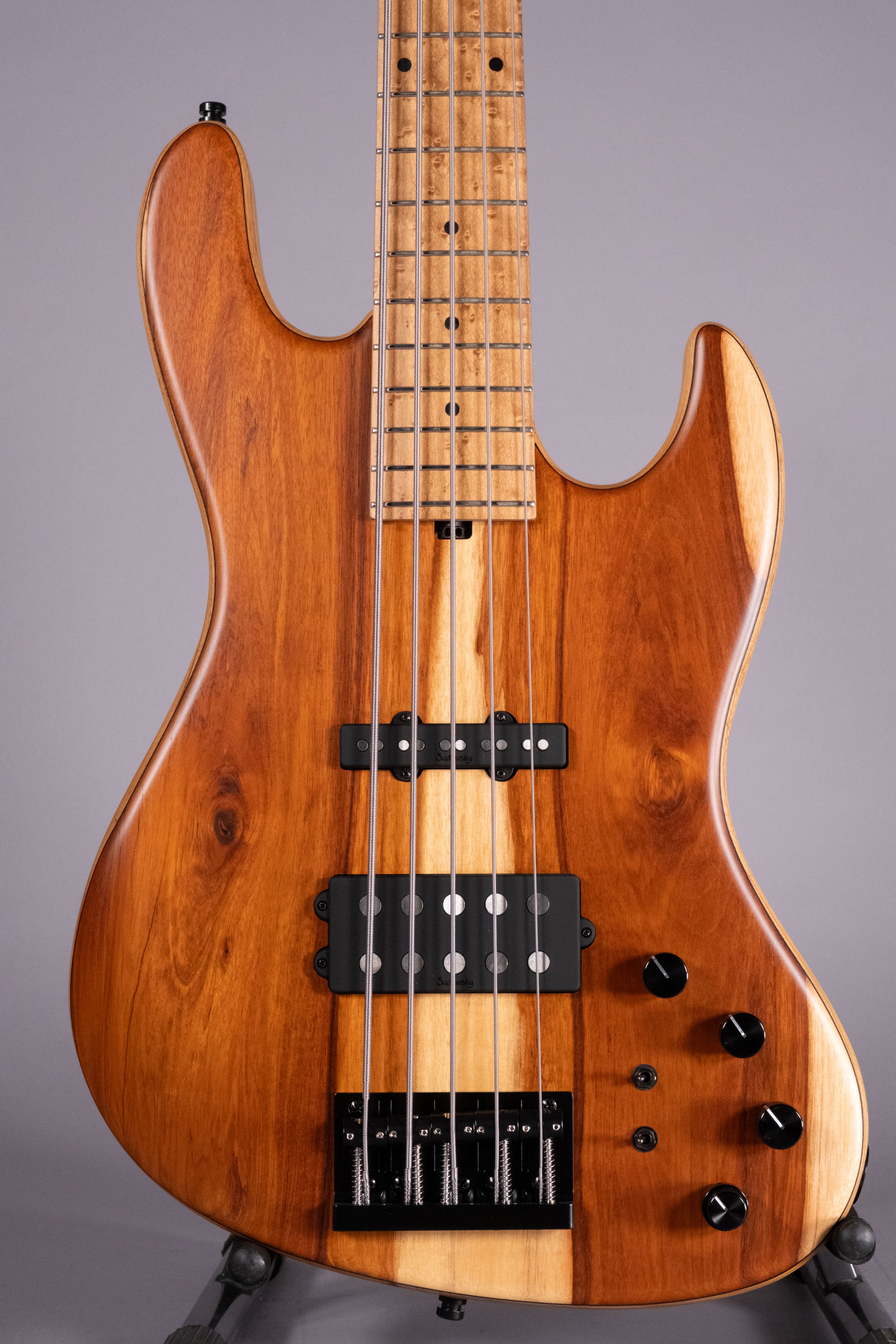 Sadowsky Metroline Bass 5 Frets 21 MM Style LTD Natural Transparent Satin