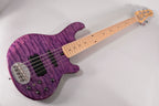 Lakland Skyline 5502 Deluxe 5 Corde Transparent purple