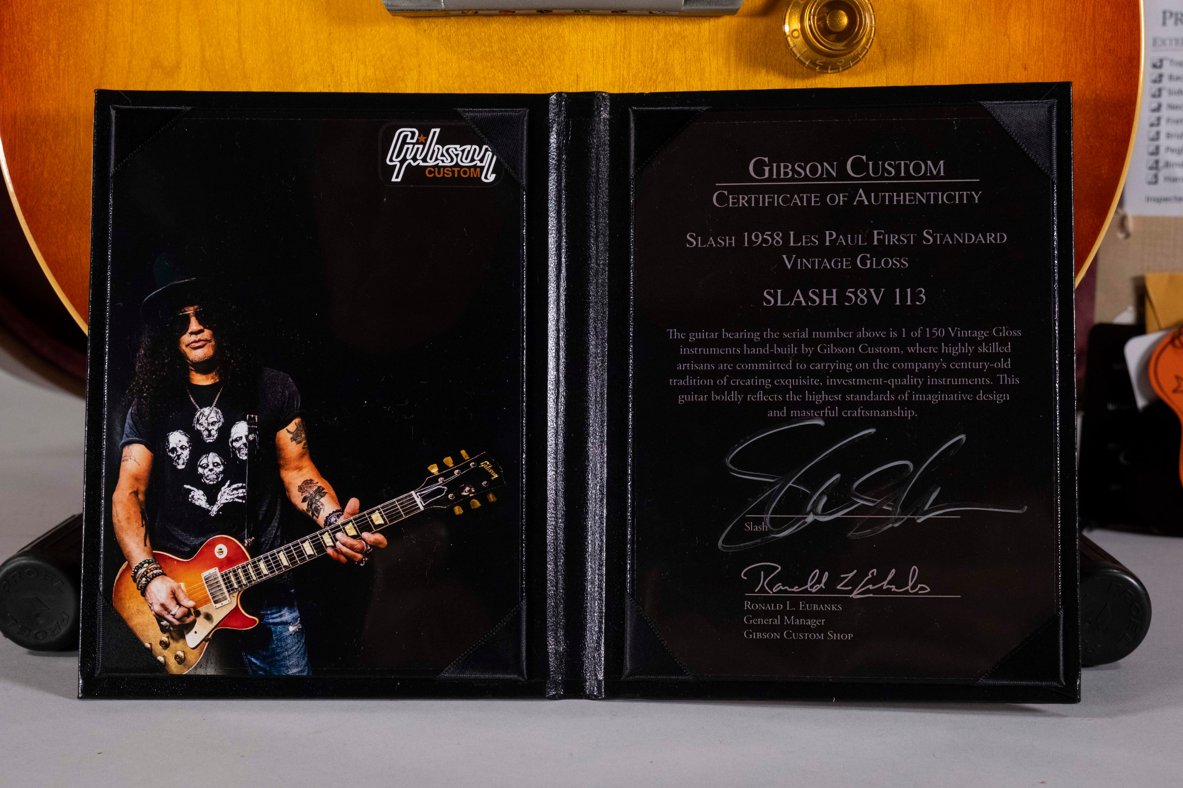 GIBSON LP 58 Standard SLASH  VOS mint condition USATA