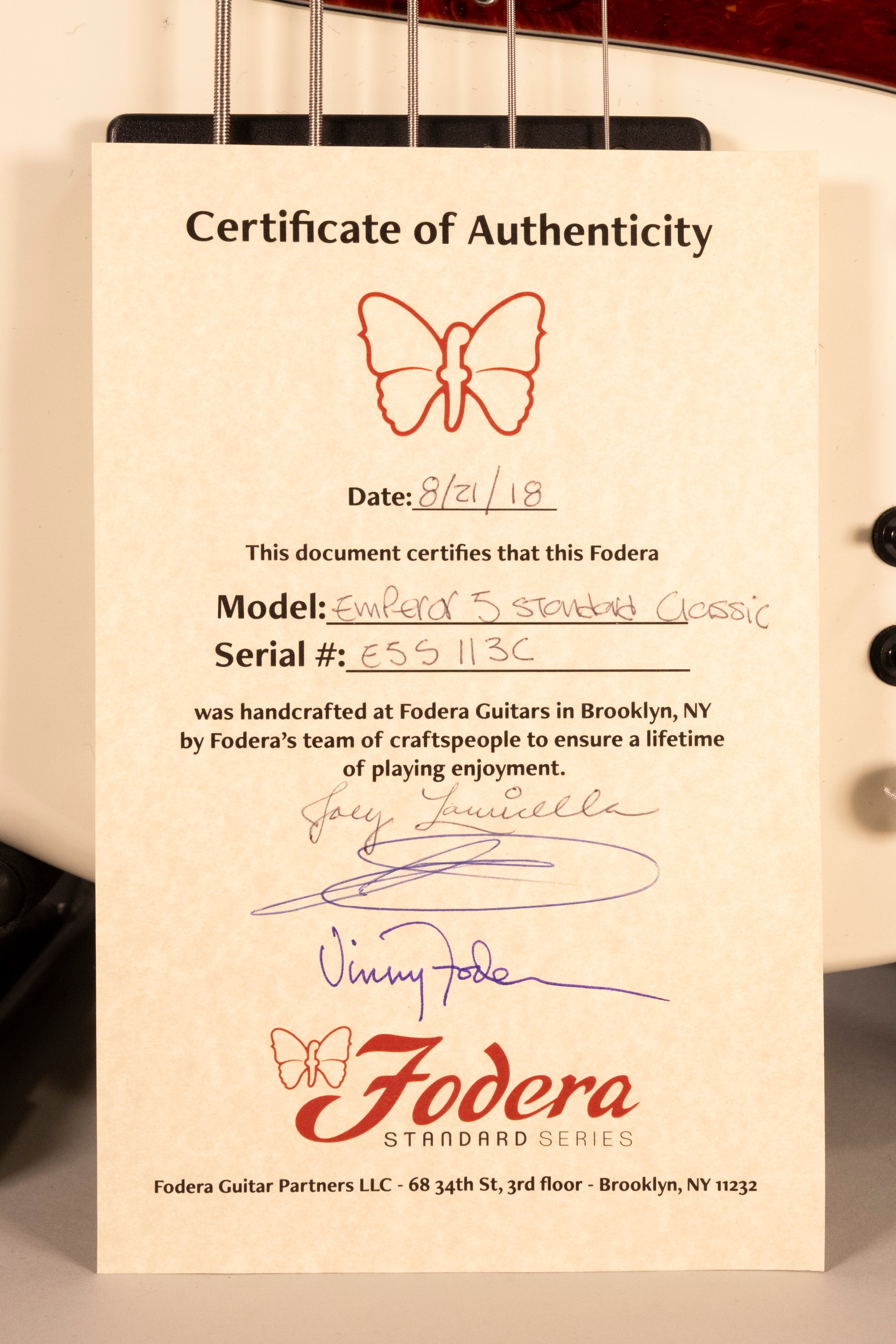 FODERA EMPEROR 5STD CLASSIC USATO