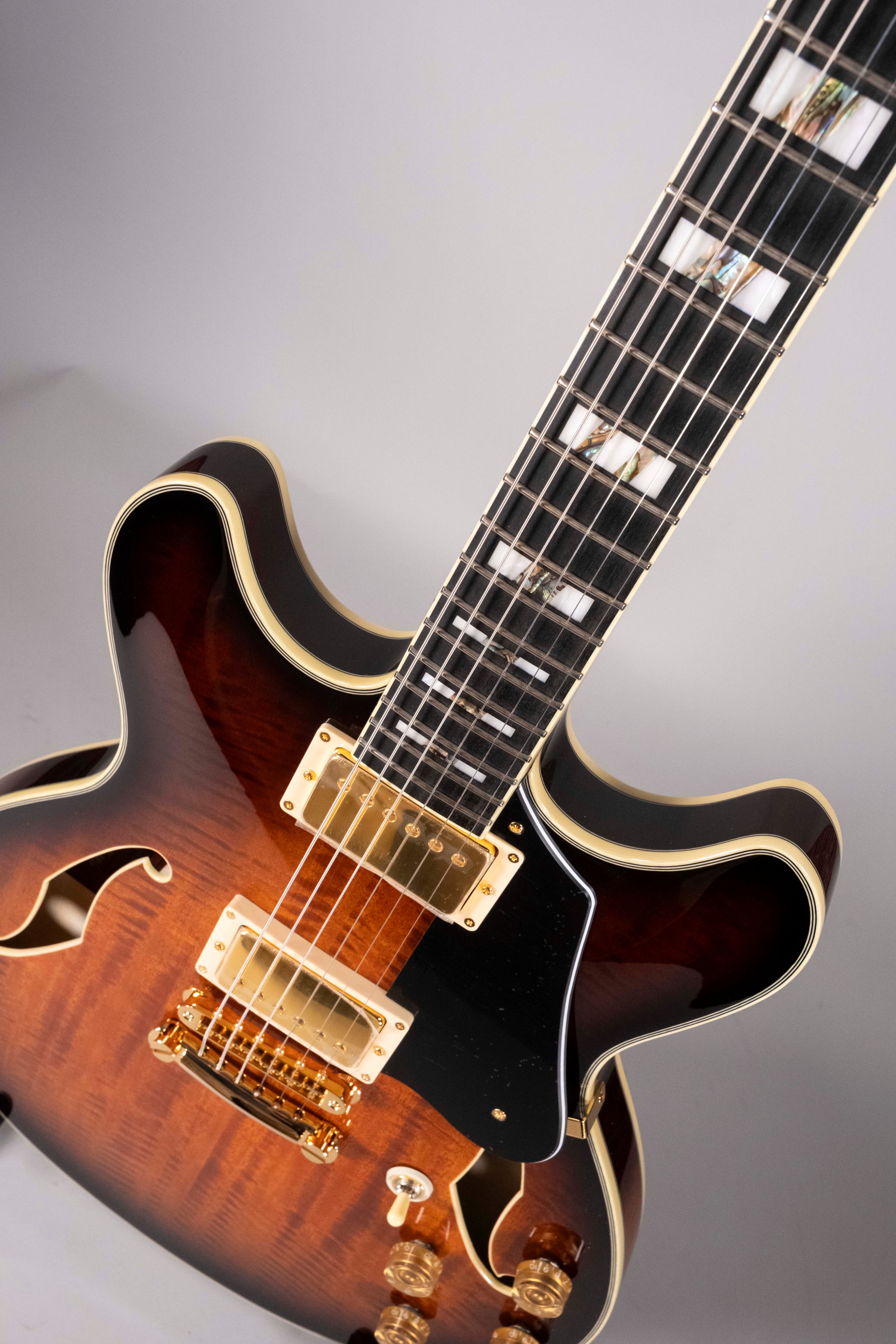 Ibanez Jsm100 J Scofield Vintage Sunburst Con Astuccio