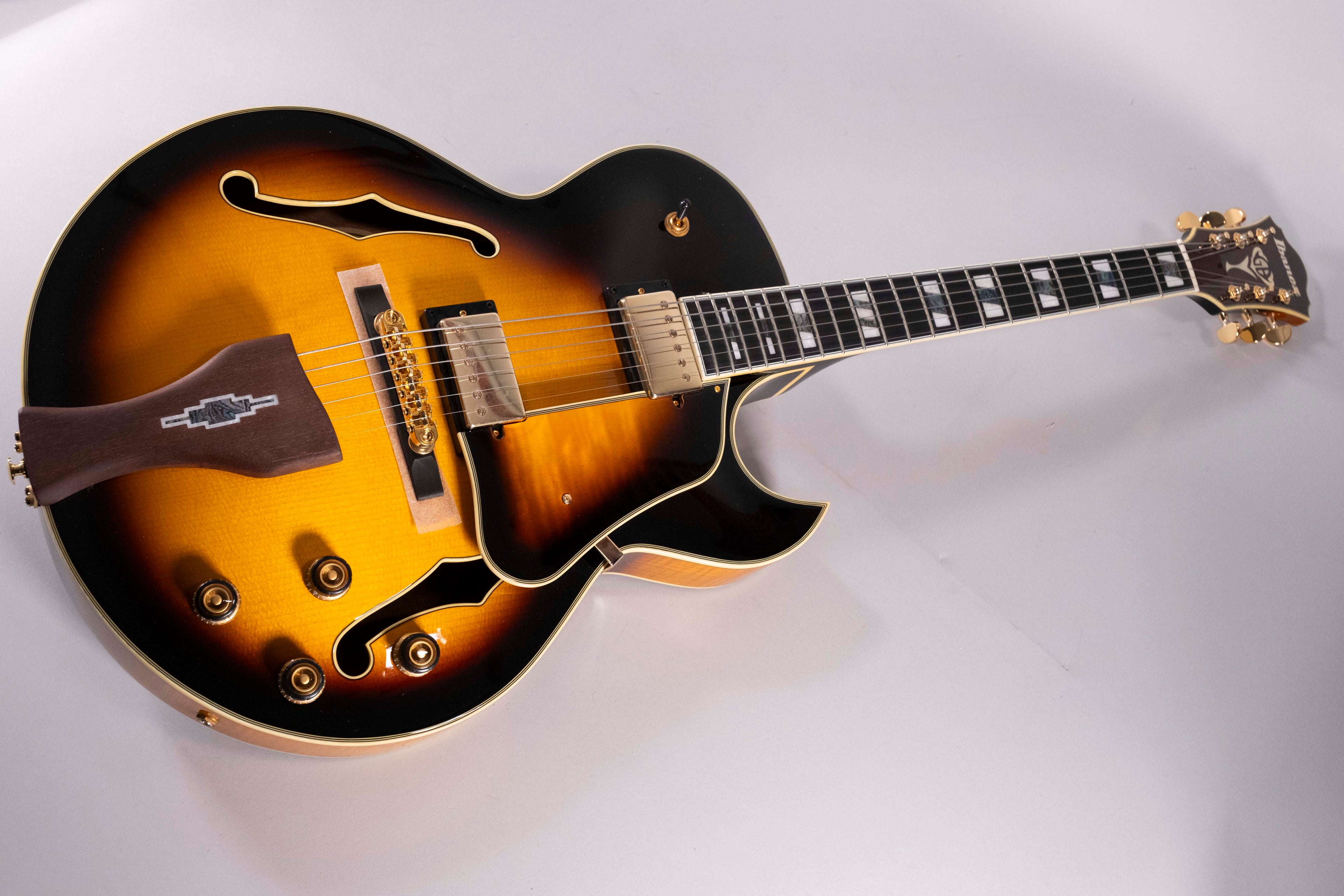 Ibanez Lgb30-Vys Chitarra Semiacustica Miele Sfumato Con Astuccio