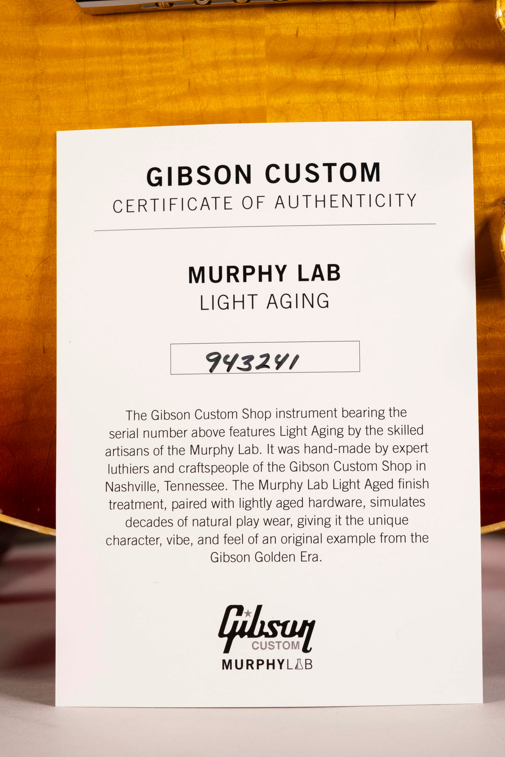 Gibson Custom Shop Murphy Lab 1959 Les Paul Standard Reissue Cherry Tea Burst