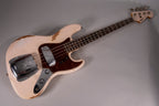 Fender Custom Shop 1961 Jazz Bass Heavy Relic 3A RW Super Faded Aged Shell Pink