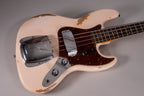Fender Custom Shop 1961 Jazz Bass Heavy Relic 3A RW Super Faded Aged Shell Pink