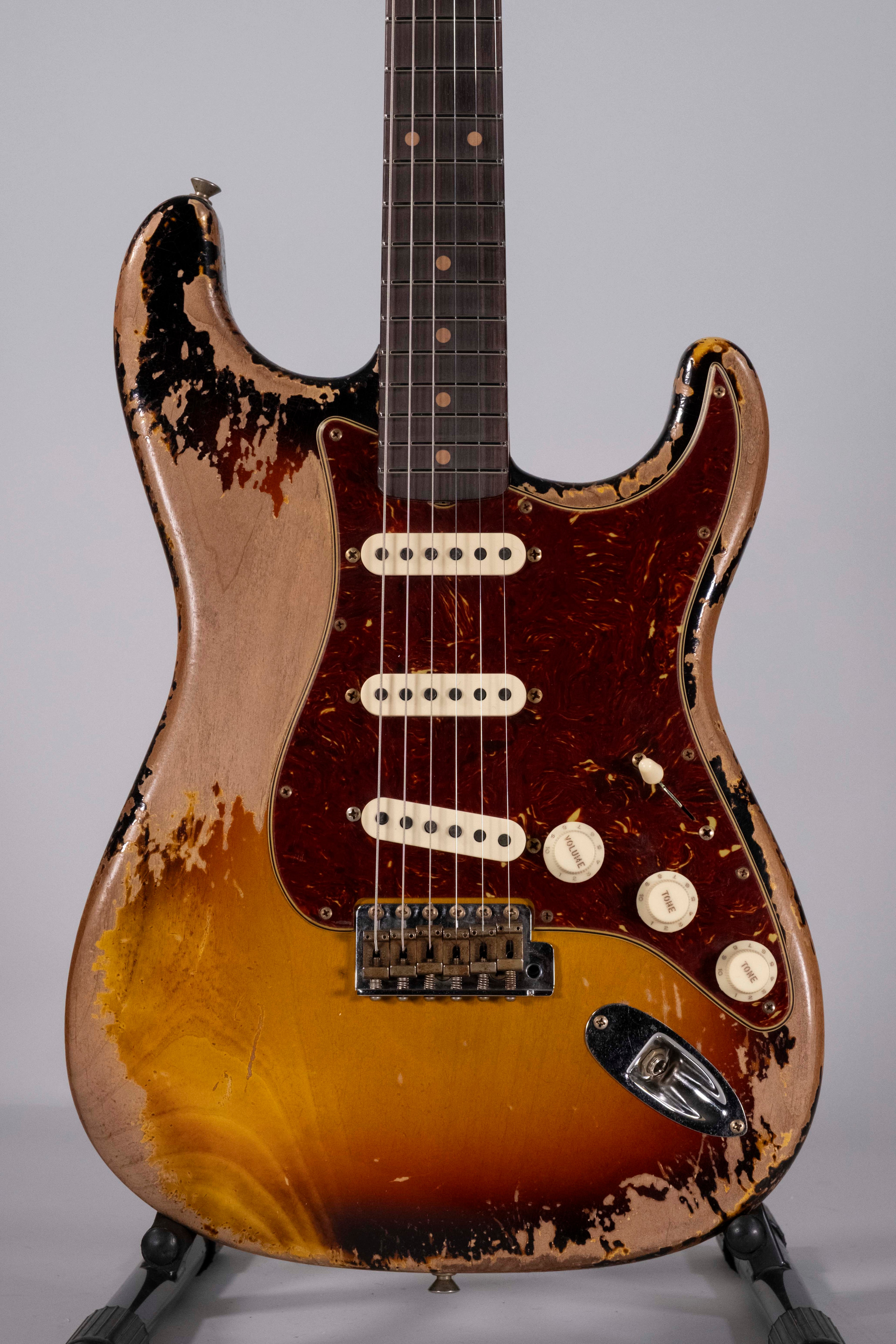 Fender Custom Shop F22 Ltd Super Heavy Relic 1960 Stratocaster 3 Tone Sunburst