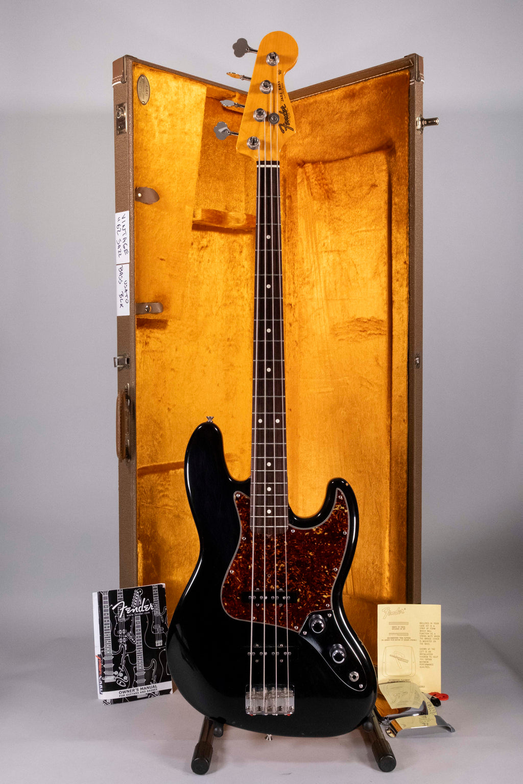 FENDER JAZZ VINTAGE 62 BLK USATO