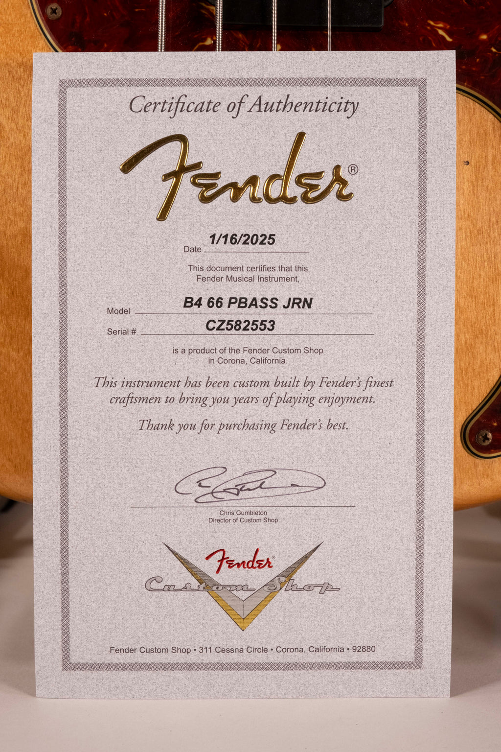 Fender Custom Shop 1966 Precision Bass Journeyman Relic 3A RW Aged Natural