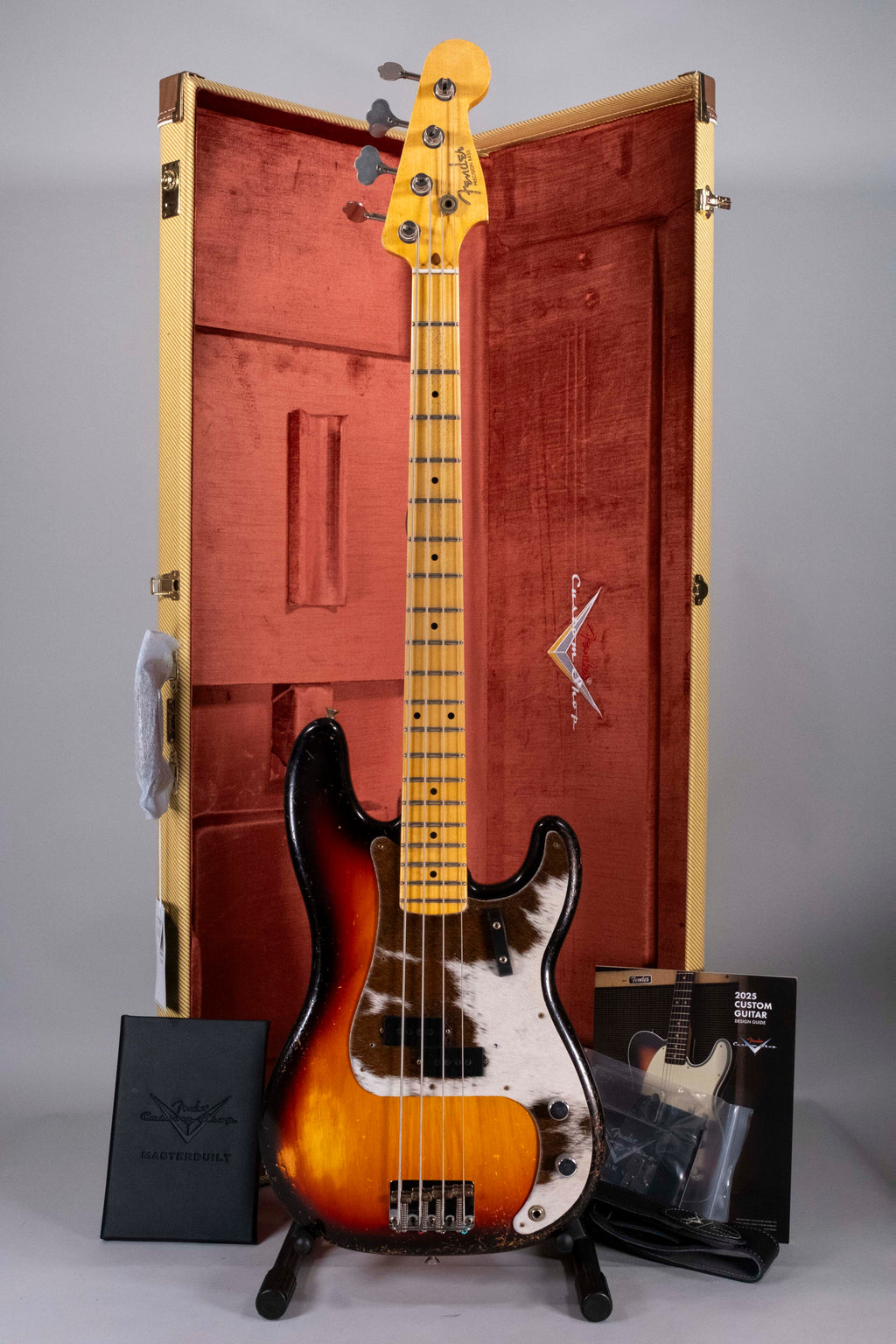 Fender Custom Shop 59 Precision Bass MN Relic 3 Tone Sunburst