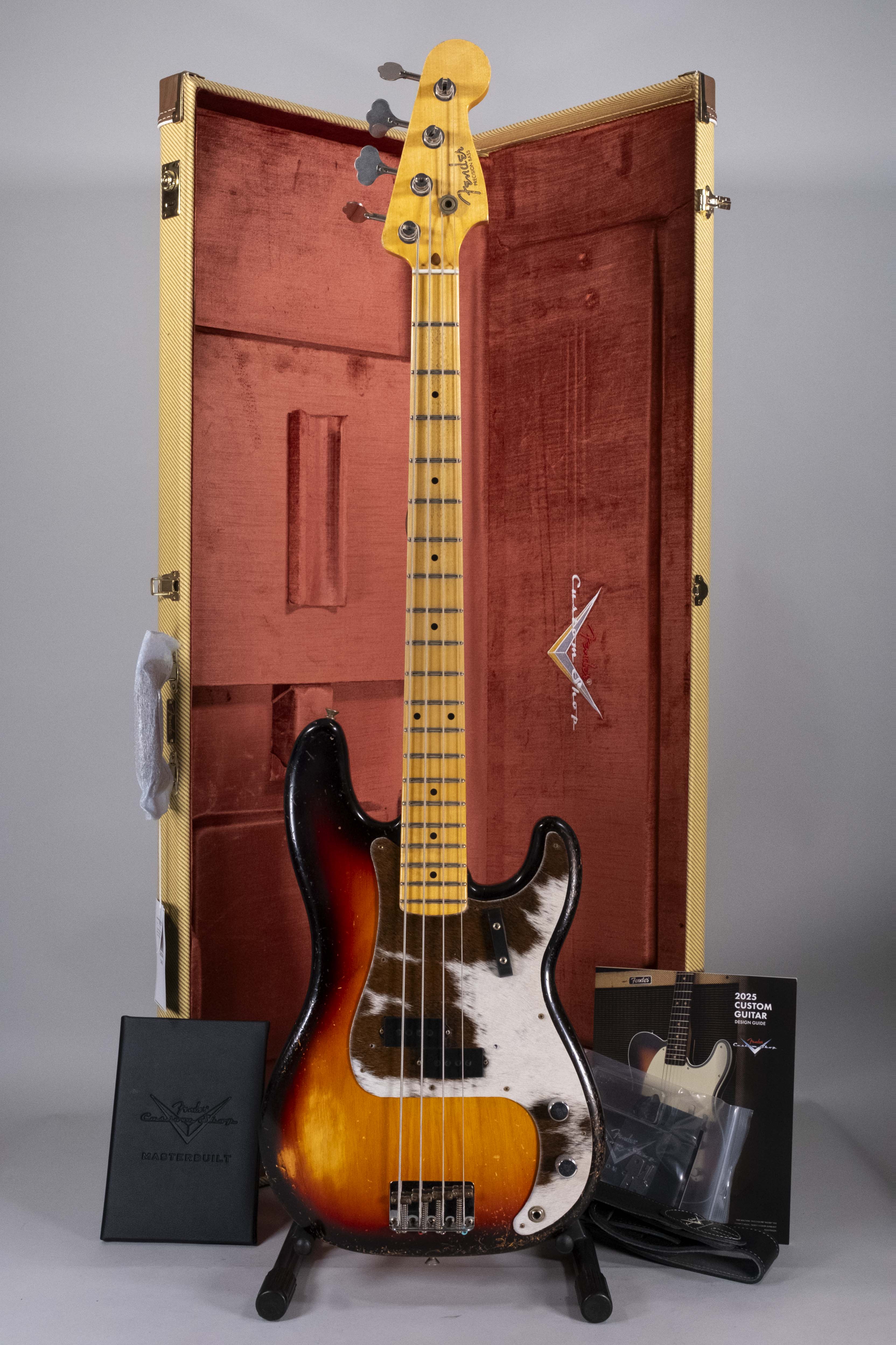 Fender Custom Shop 59 Precision Bass MN Relic 3 Tone Sunburst