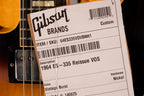 Gibson 1964 Es-335 Reissue Vintage Burst Custom Shop