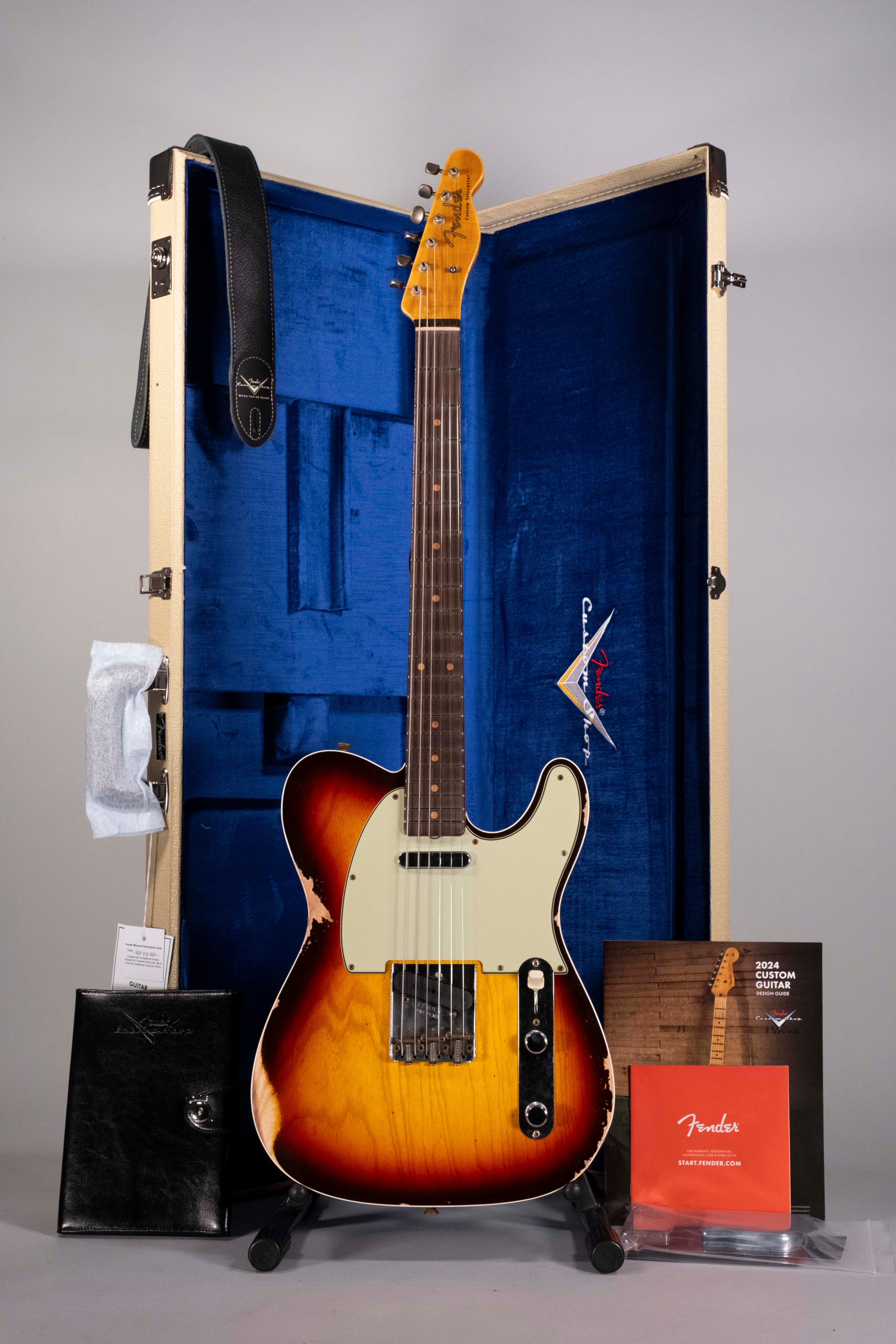 Fender Custom Shop Limited Edition 1960 Telecaster Relic 3-Color Sunburst