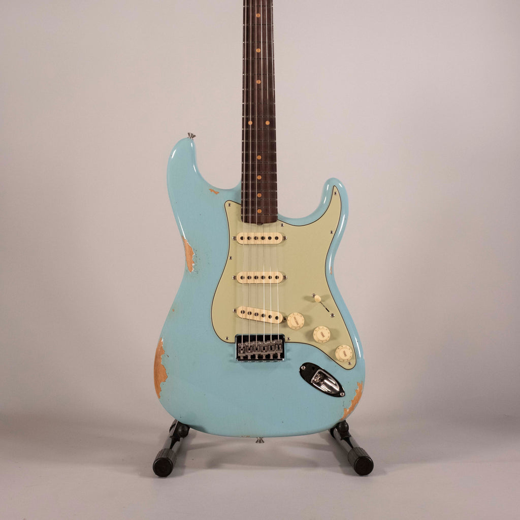 Fender Custom Shop Ltd 59' Stratocaster Hardtail Relic Aged Daphne Blue