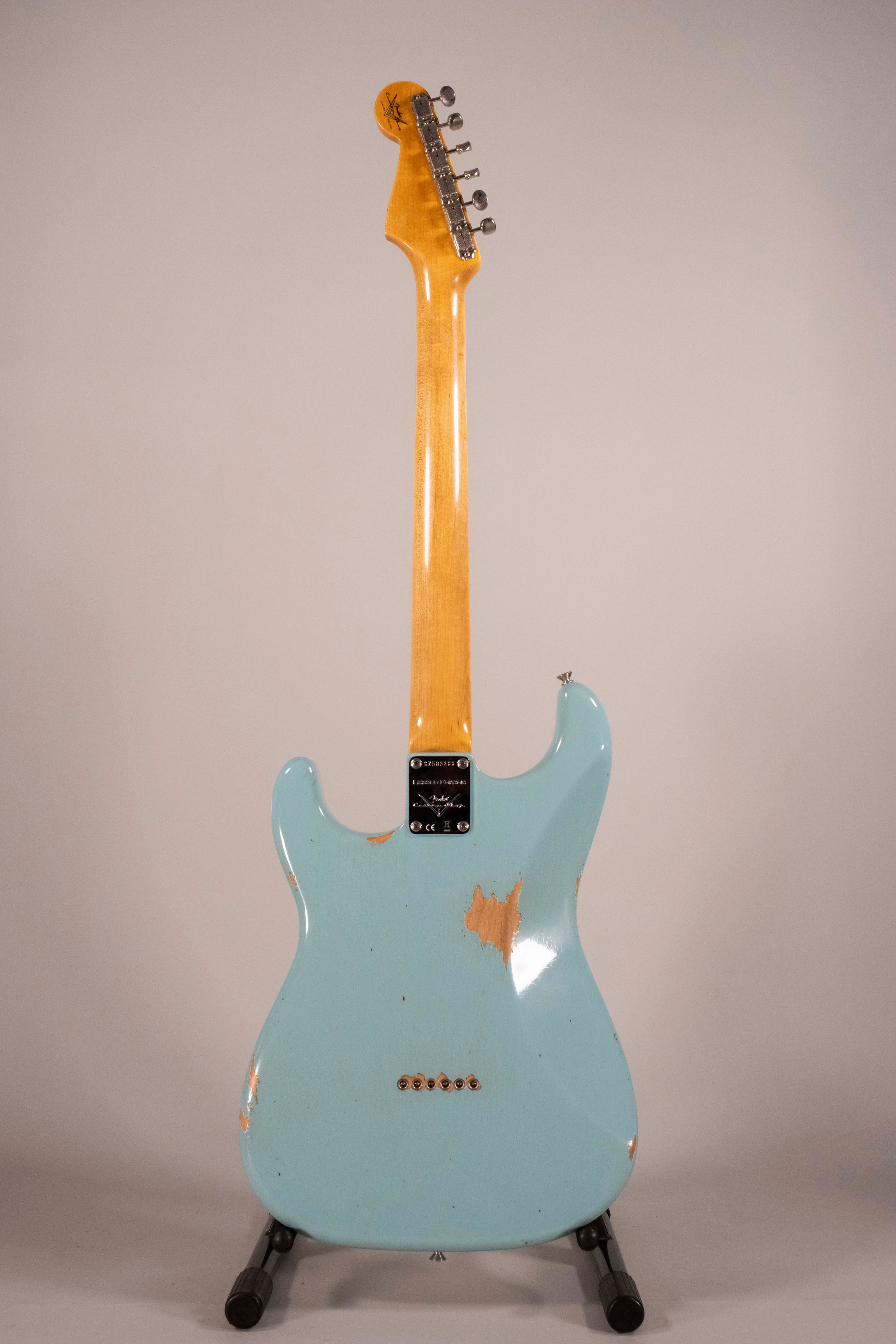 Fender Custom Shop Ltd 59' Stratocaster Hardtail Relic Aged Daphne Blue
