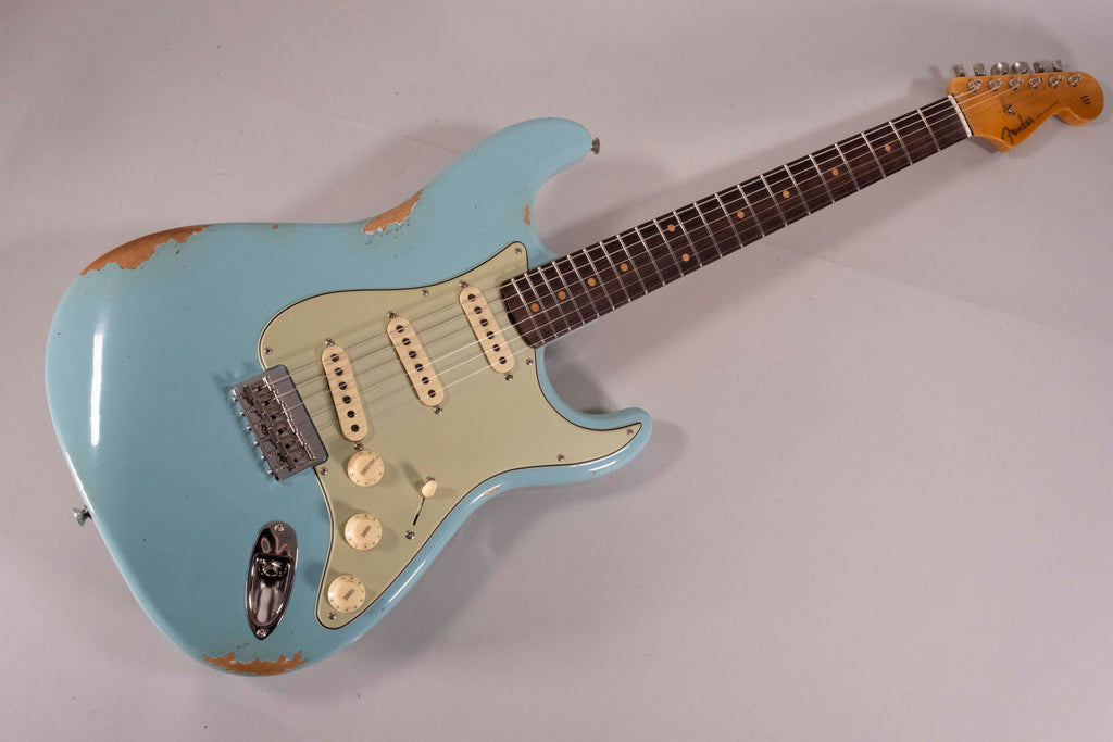 Fender Custom Shop Ltd 59' Stratocaster Hardtail Relic Aged Daphne Blue