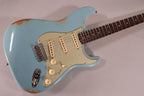 Fender Custom Shop Ltd 59' Stratocaster Hardtail Relic Aged Daphne Blue