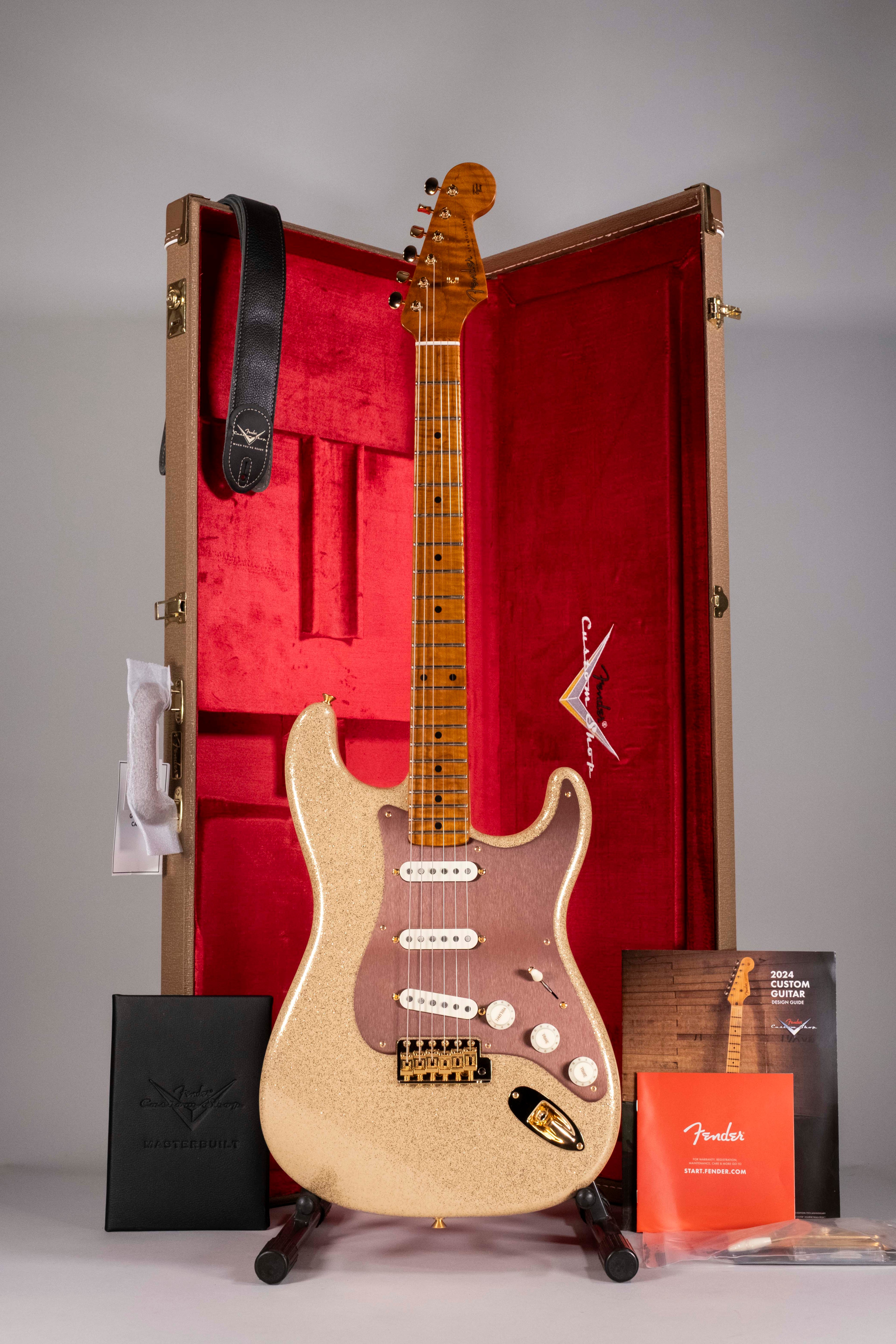 Fender Custom Shop 1959 Stratocaster Masterbuilt by J Smith Mojave Sand Sparkle