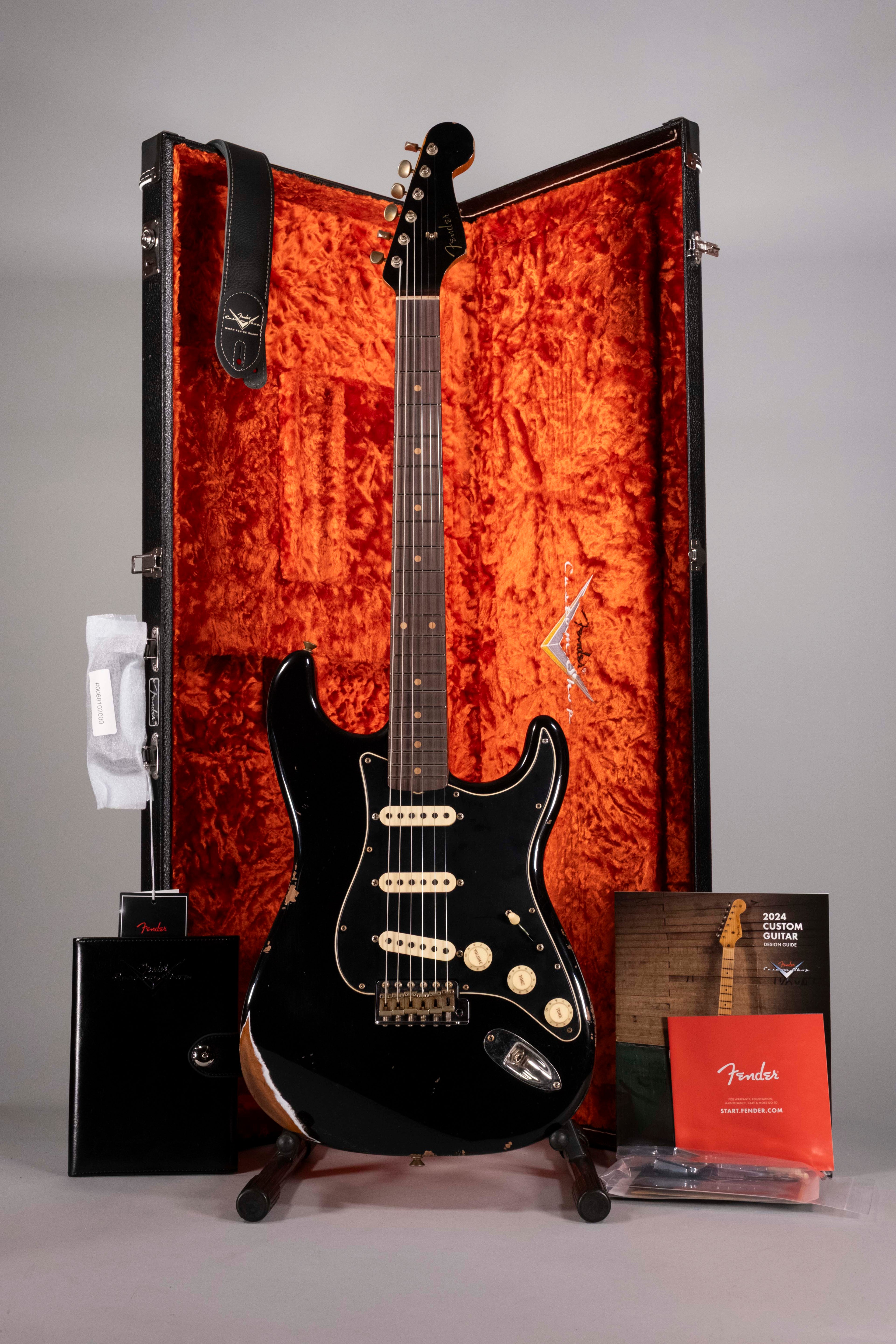 Fender Custom Shop Limited Edition Stratocaster Dual-Mag II Relic Aged Black