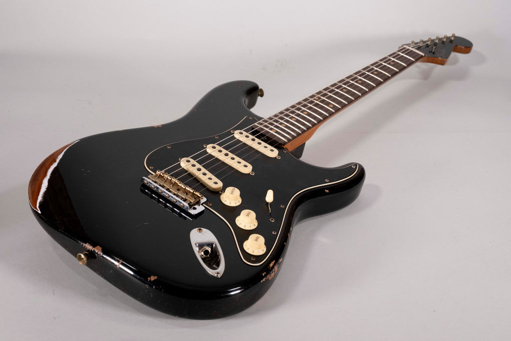 Fender Custom Shop Limited Edition Stratocaster Dual-Mag II Relic Aged Black