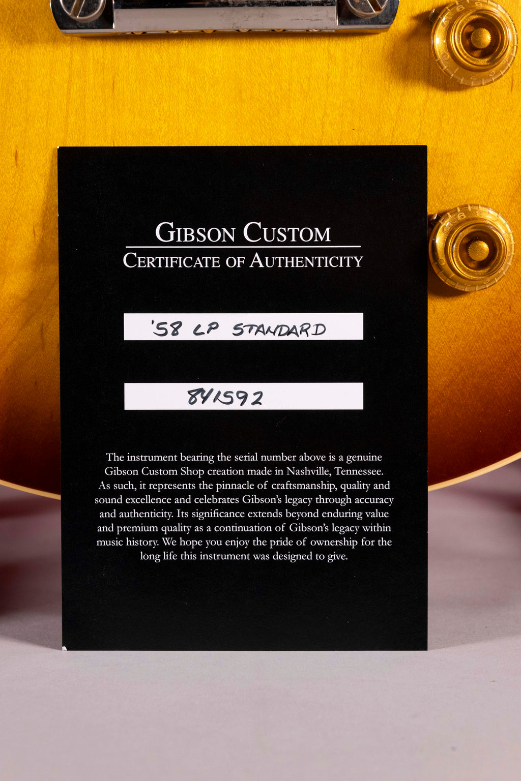 Gibson 1958 Les Paul Standard Reissue Iced Tea Burst
