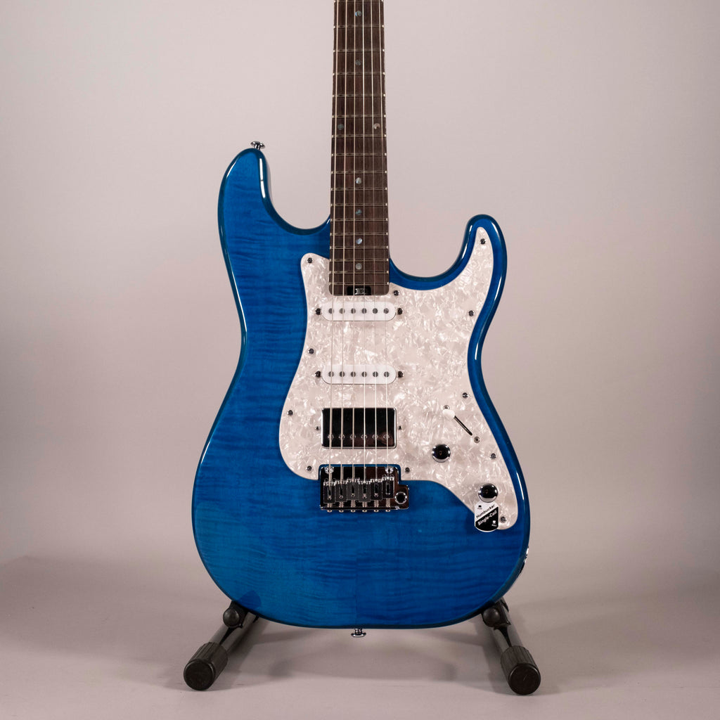 Schecter R66 Elite II Rosewood Traditional See-Thru Sky Blu