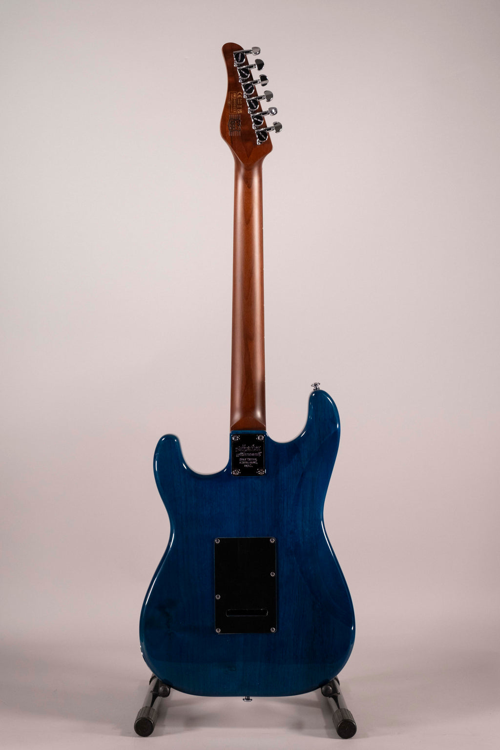 Schecter R66 Elite II Rosewood Traditional See-Thru Sky Blu