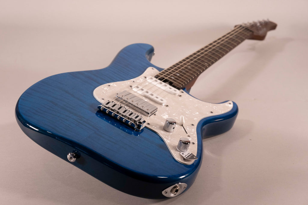 Schecter R66 Elite II Rosewood Traditional See-Thru Sky Blu