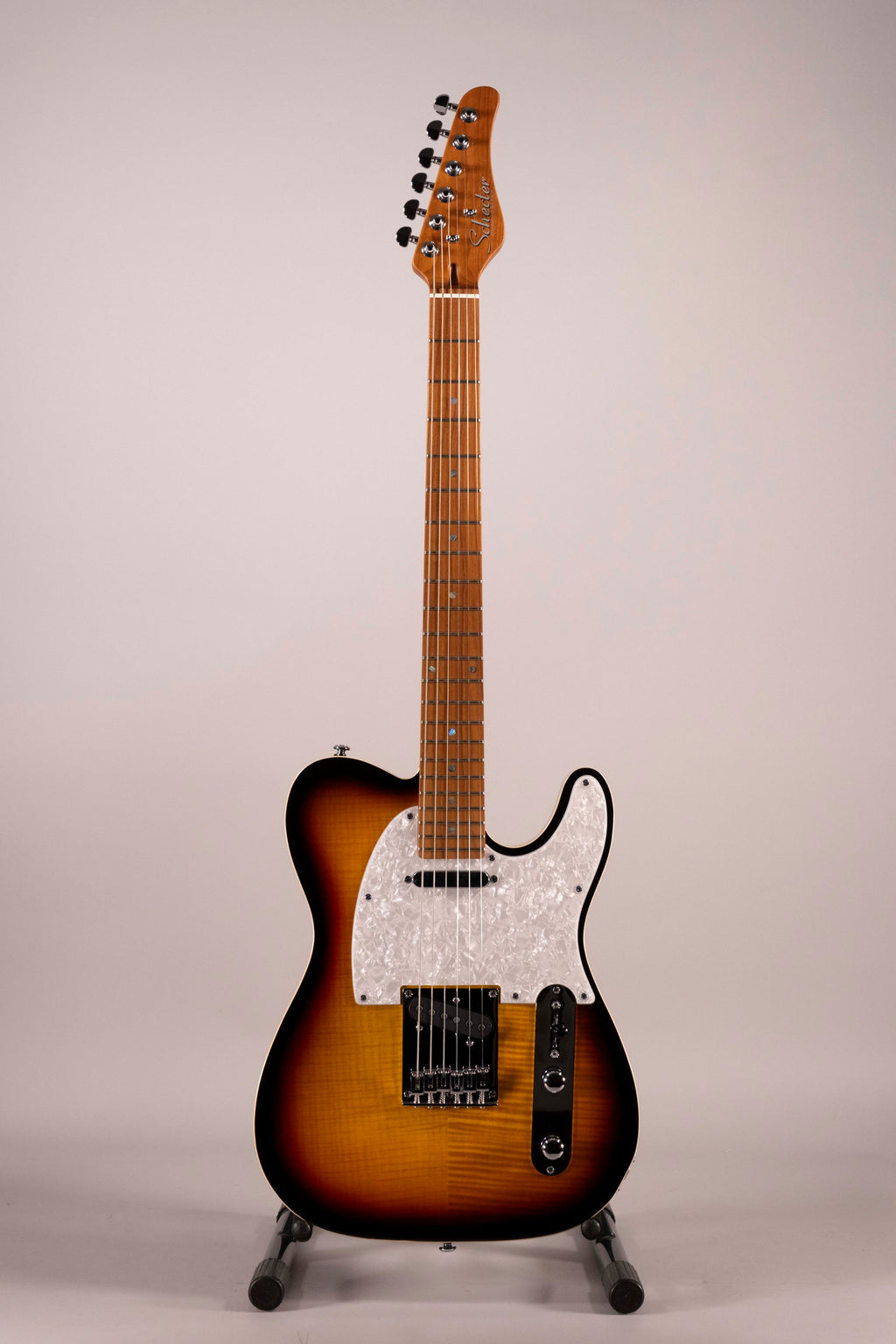 Schecter R66 Elite II Roasted Maple PT Sunburst
