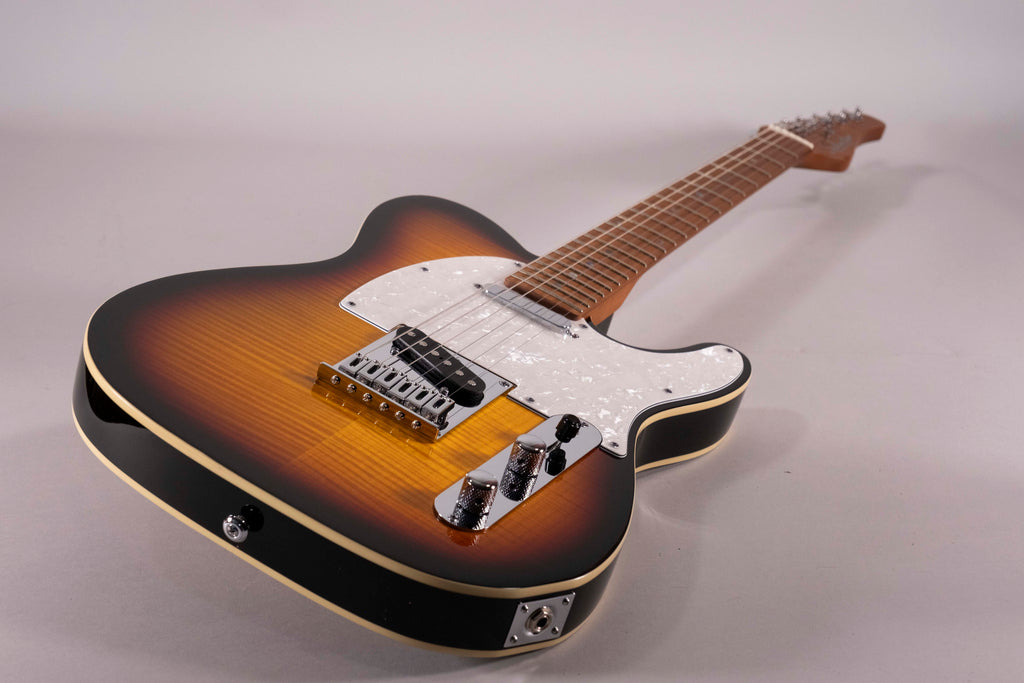 Schecter R66 Elite II Roasted Maple PT Sunburst