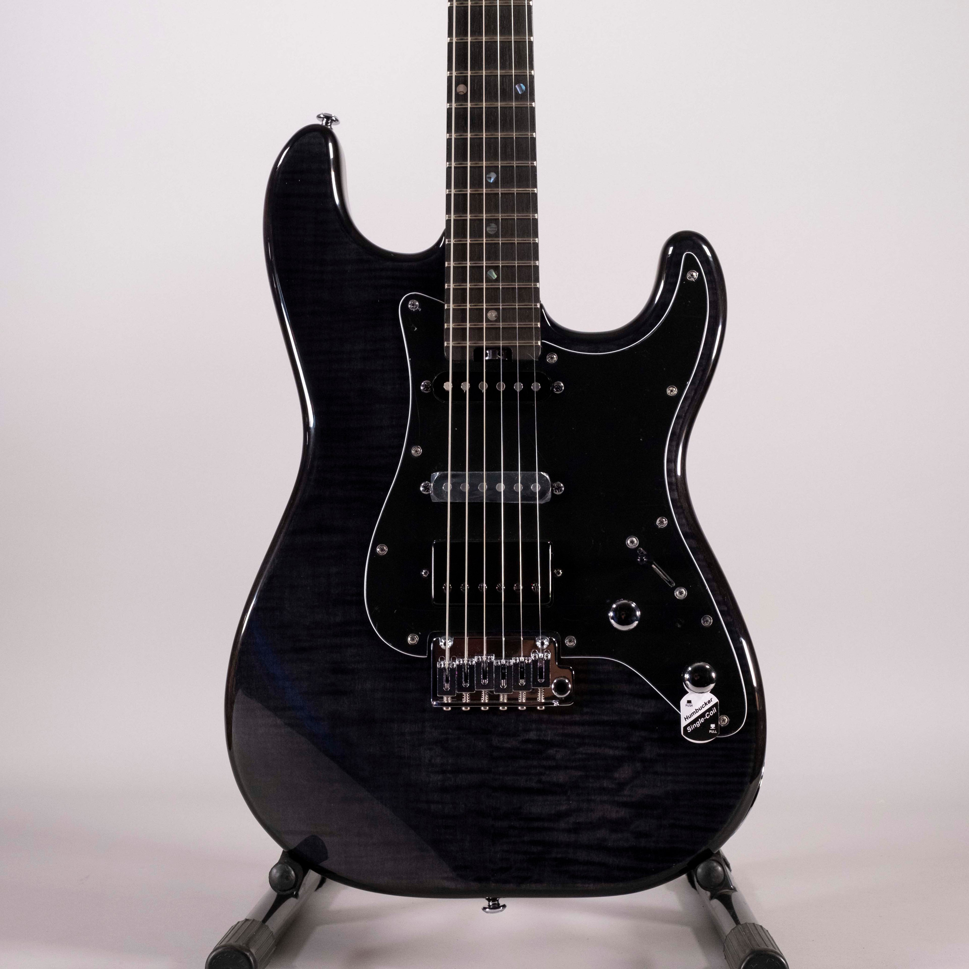 Schecter R66 Elite II Ebony Traditional See-Thru Black