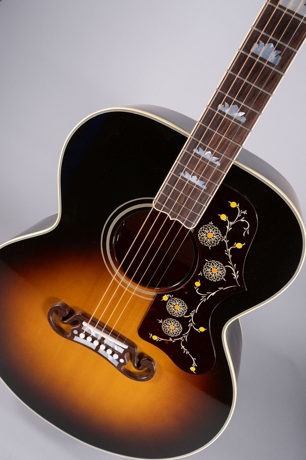 Gibson Sj-200 Original Vintage Sunburst Chitarra Acustica Elettrificata