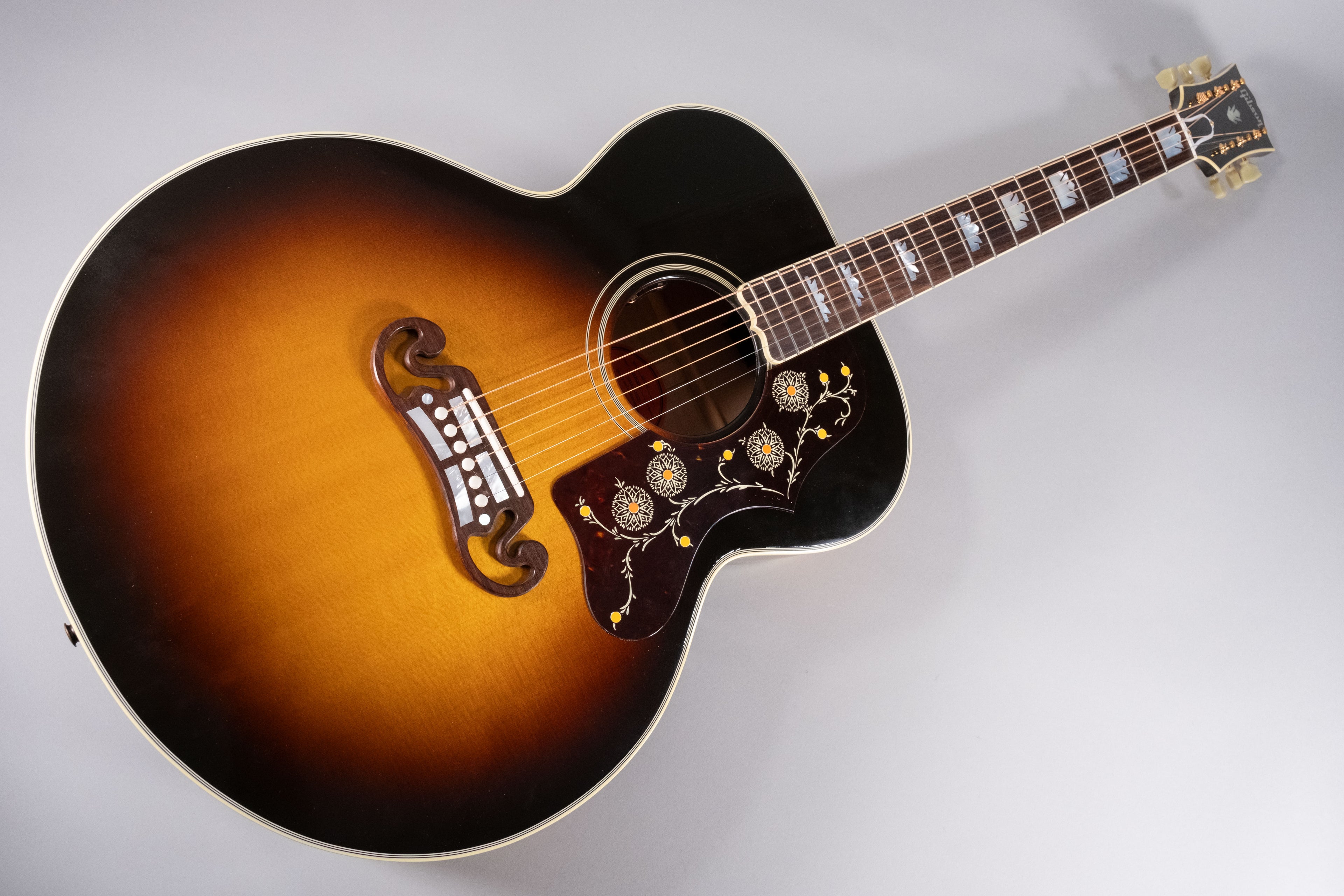 Gibson Sj-200 Original Vintage Sunburst Chitarra Acustica Elettrificata