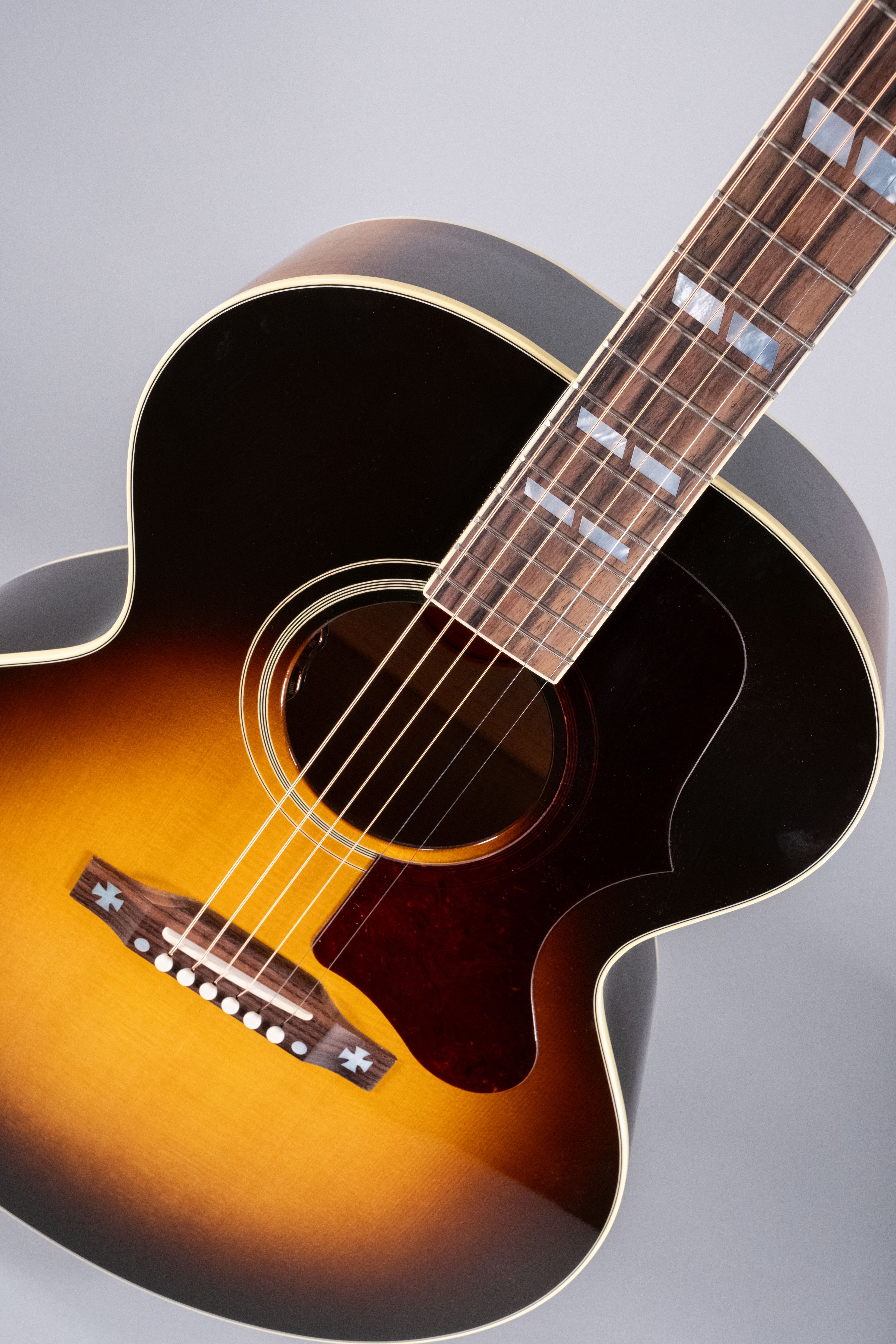 Gibson J-185 Original Vintage Sunburst Chitarra Acustica Elettrificata