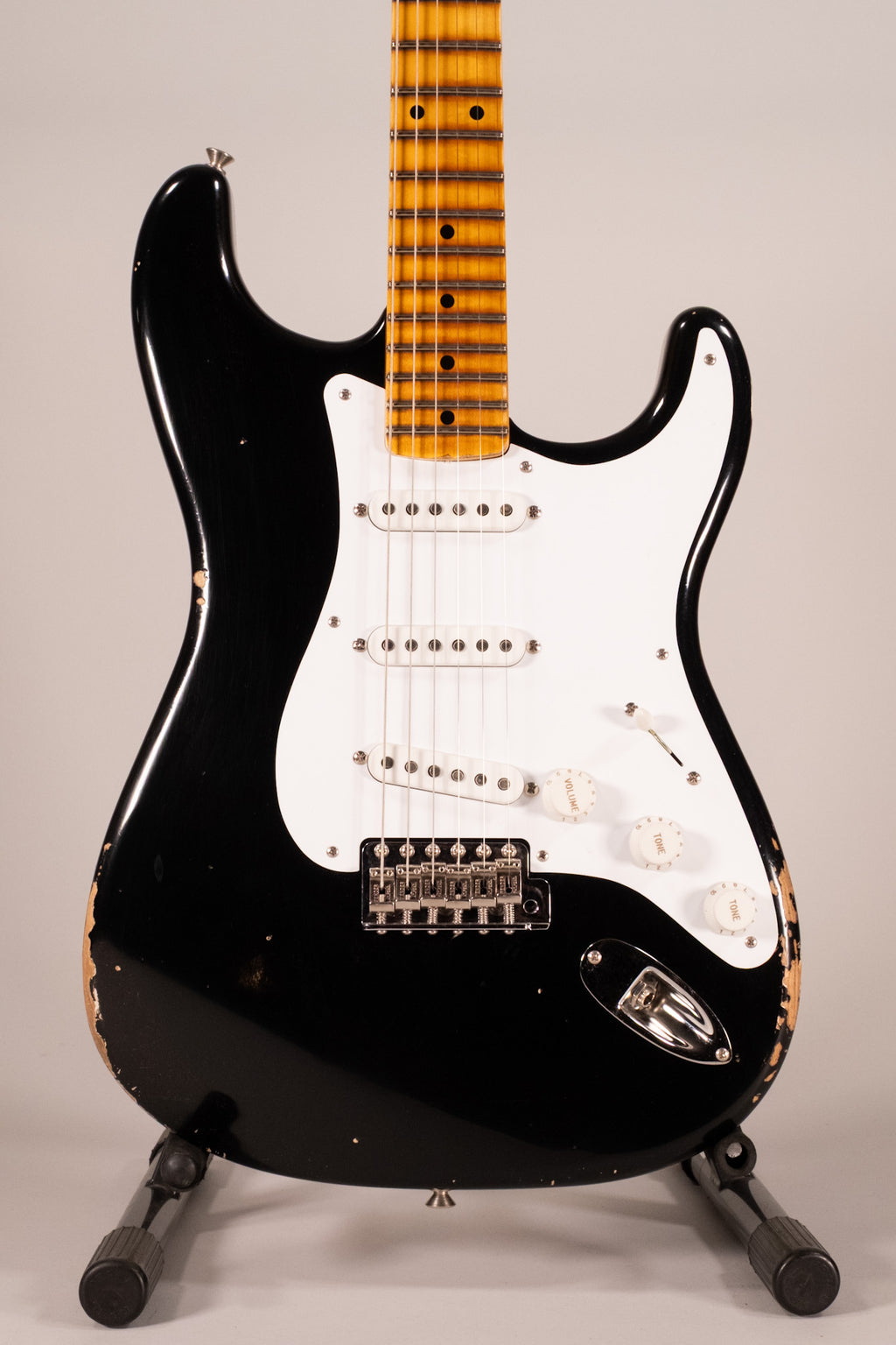 Fender Custom Shop Limited Edition Fat 1954 Stratocaster Relic Aged Black