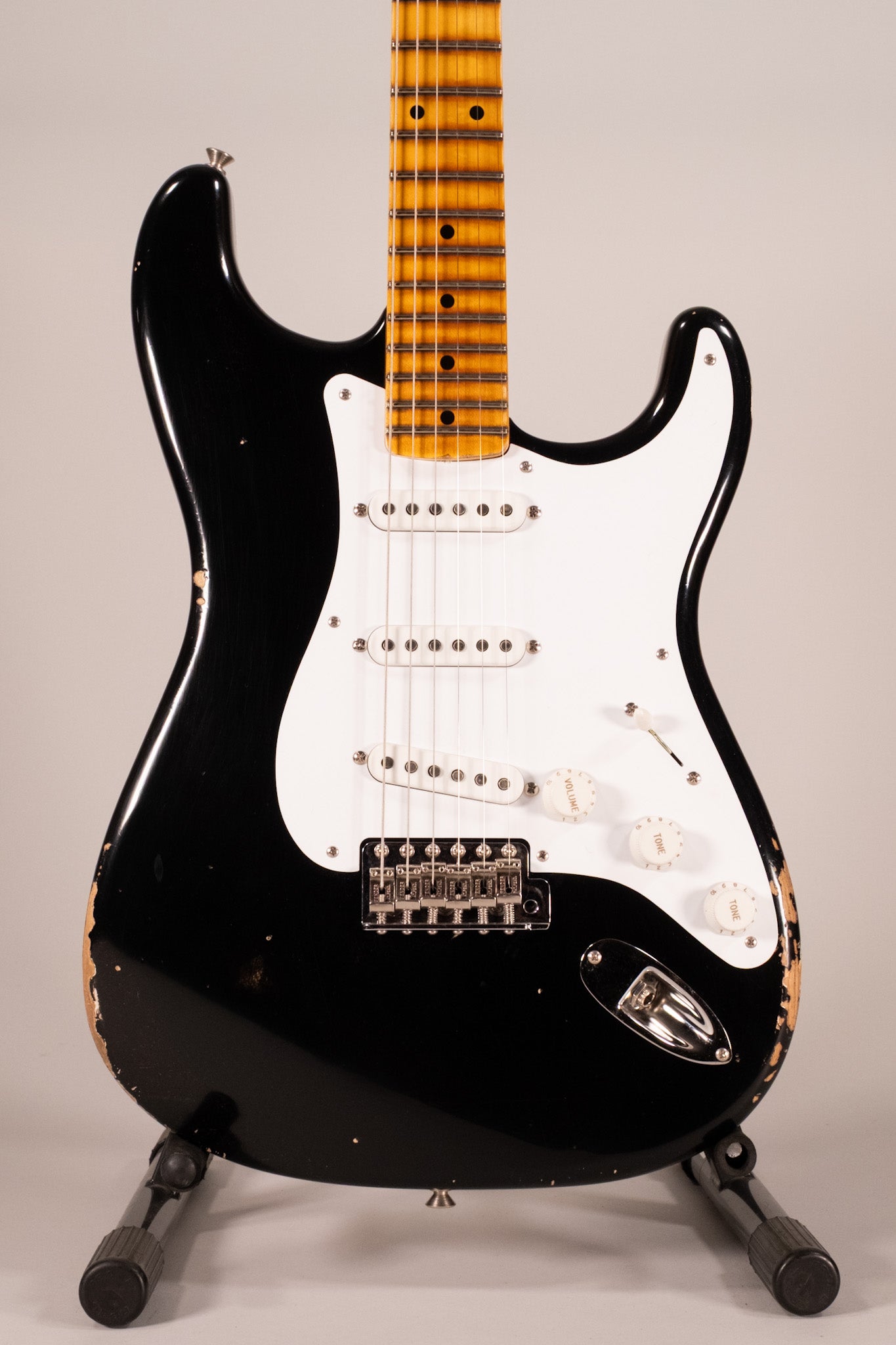 Fender Custom Shop Limited Edition Fat 1954 Stratocaster Relic Aged Black
