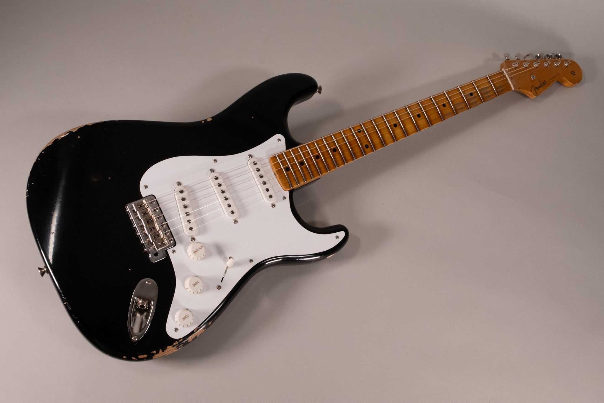 Fender Custom Shop Limited Edition Fat 1954 Stratocaster Relic Aged Black