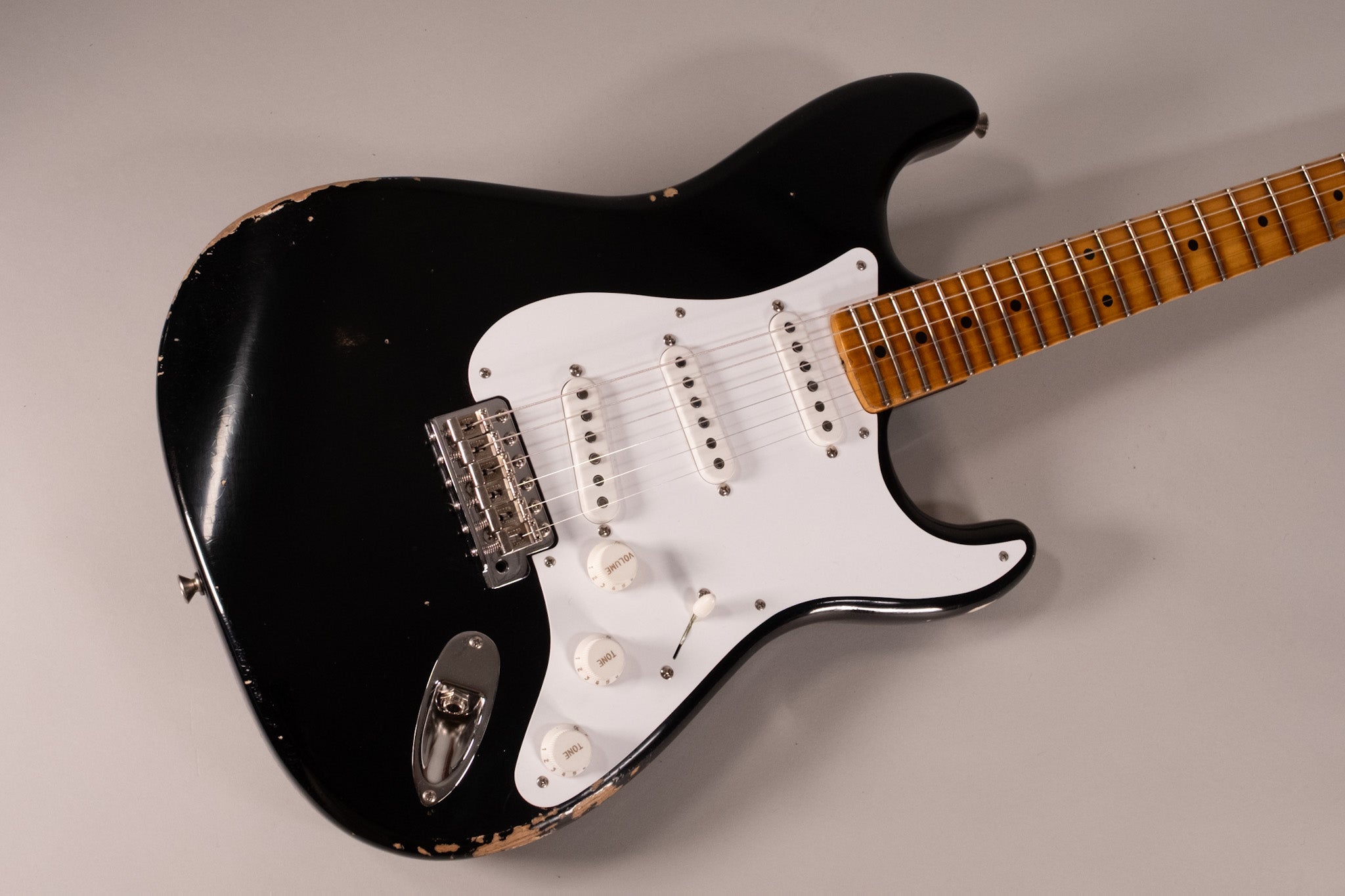 Fender Custom Shop Limited Edition Fat 1954 Stratocaster Relic Aged Black