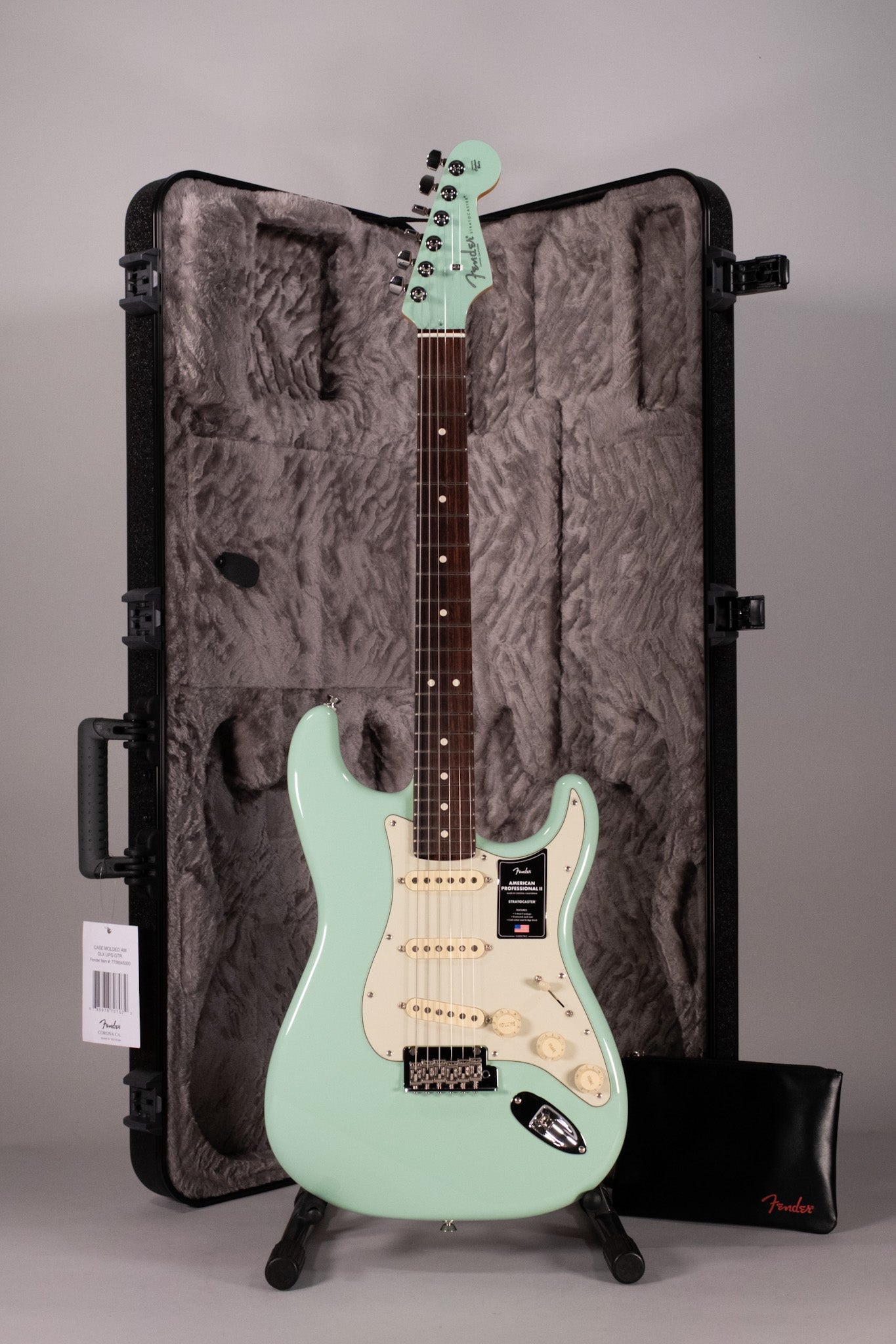 Fender American Professional II Stratocaster RW Matching Headstock Surf Green