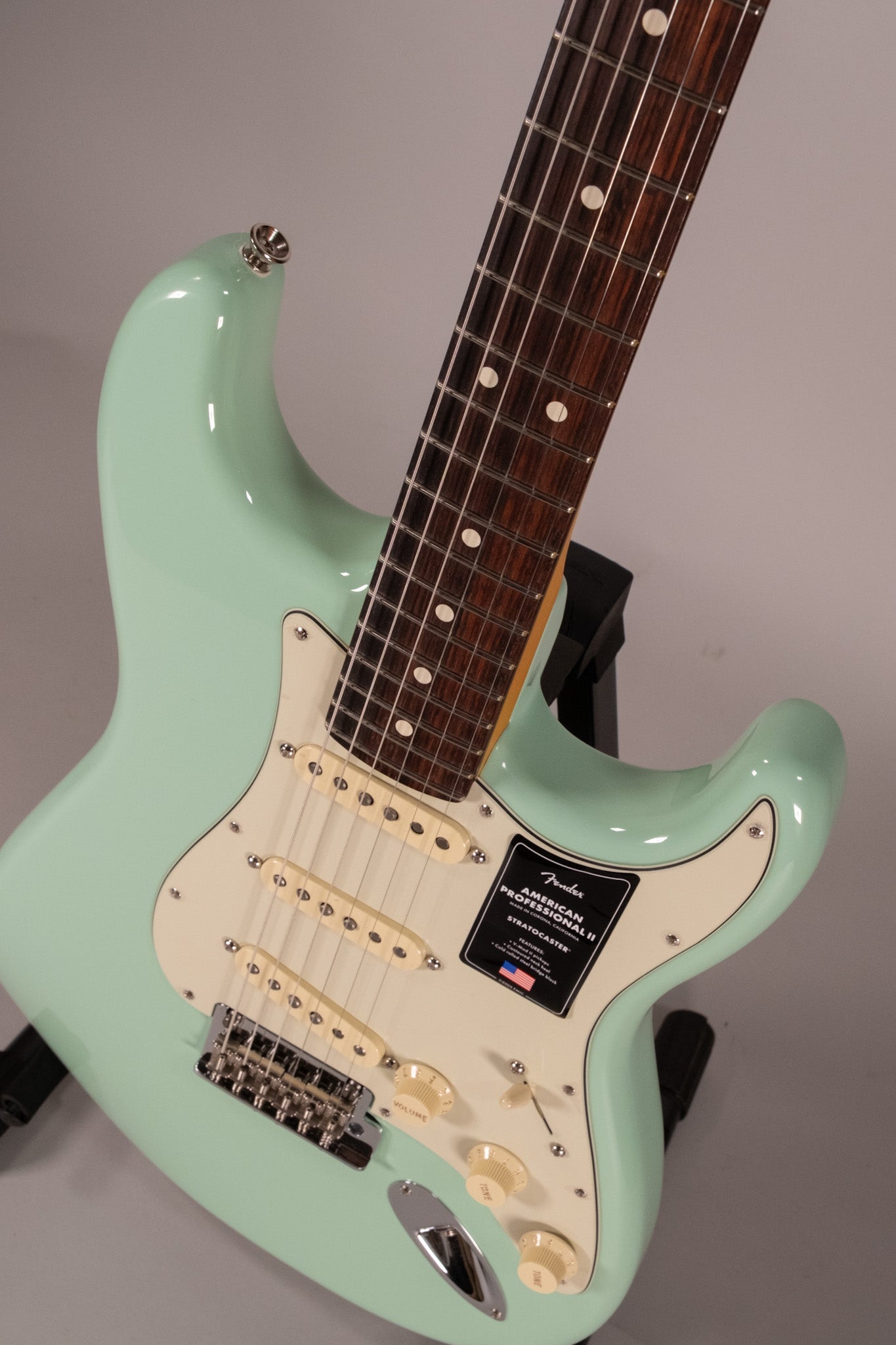 Fender American Professional II Stratocaster RW Matching Headstock Surf Green