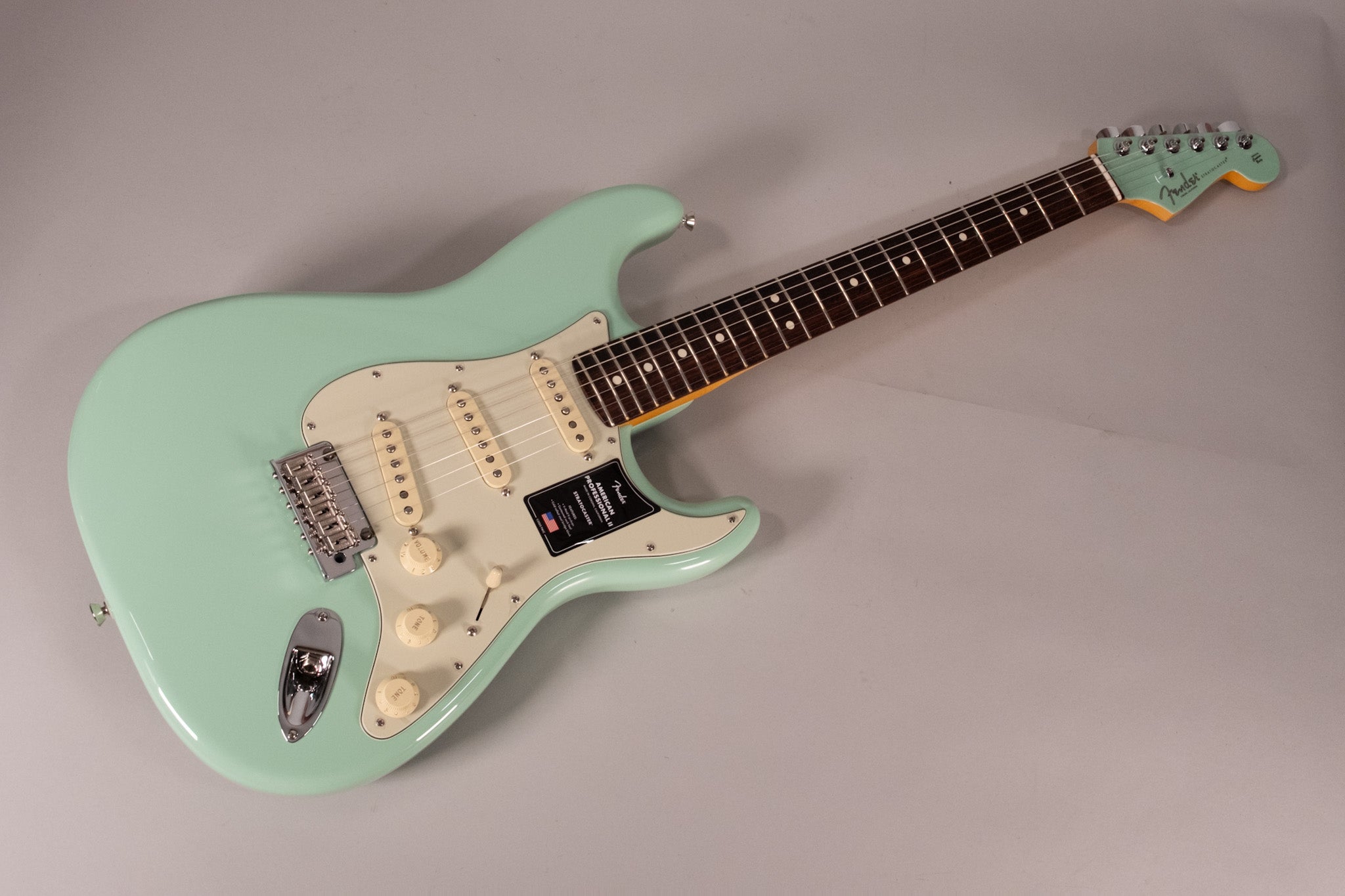 Fender American Professional II Stratocaster RW Matching Headstock Surf Green