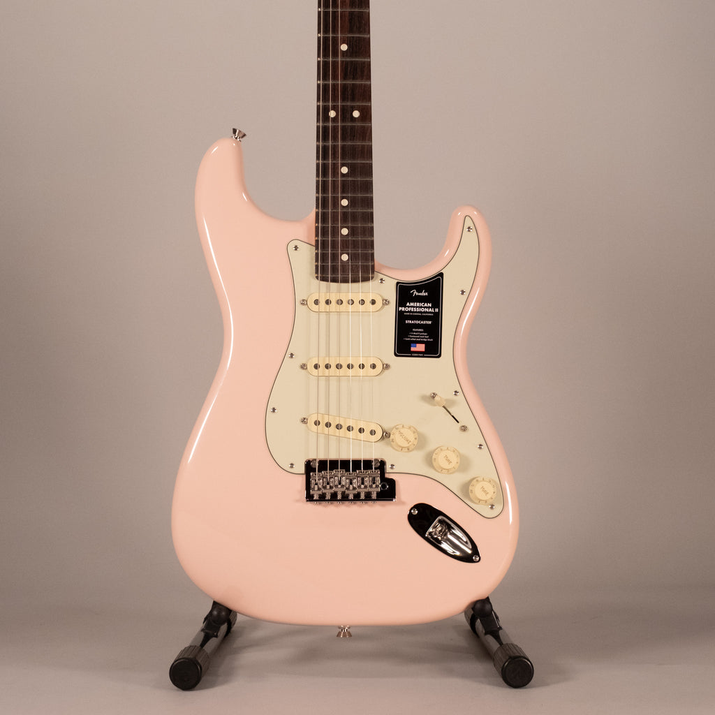 Fender American Professional II Stratocaster RW Matching Headstock Shell Pink