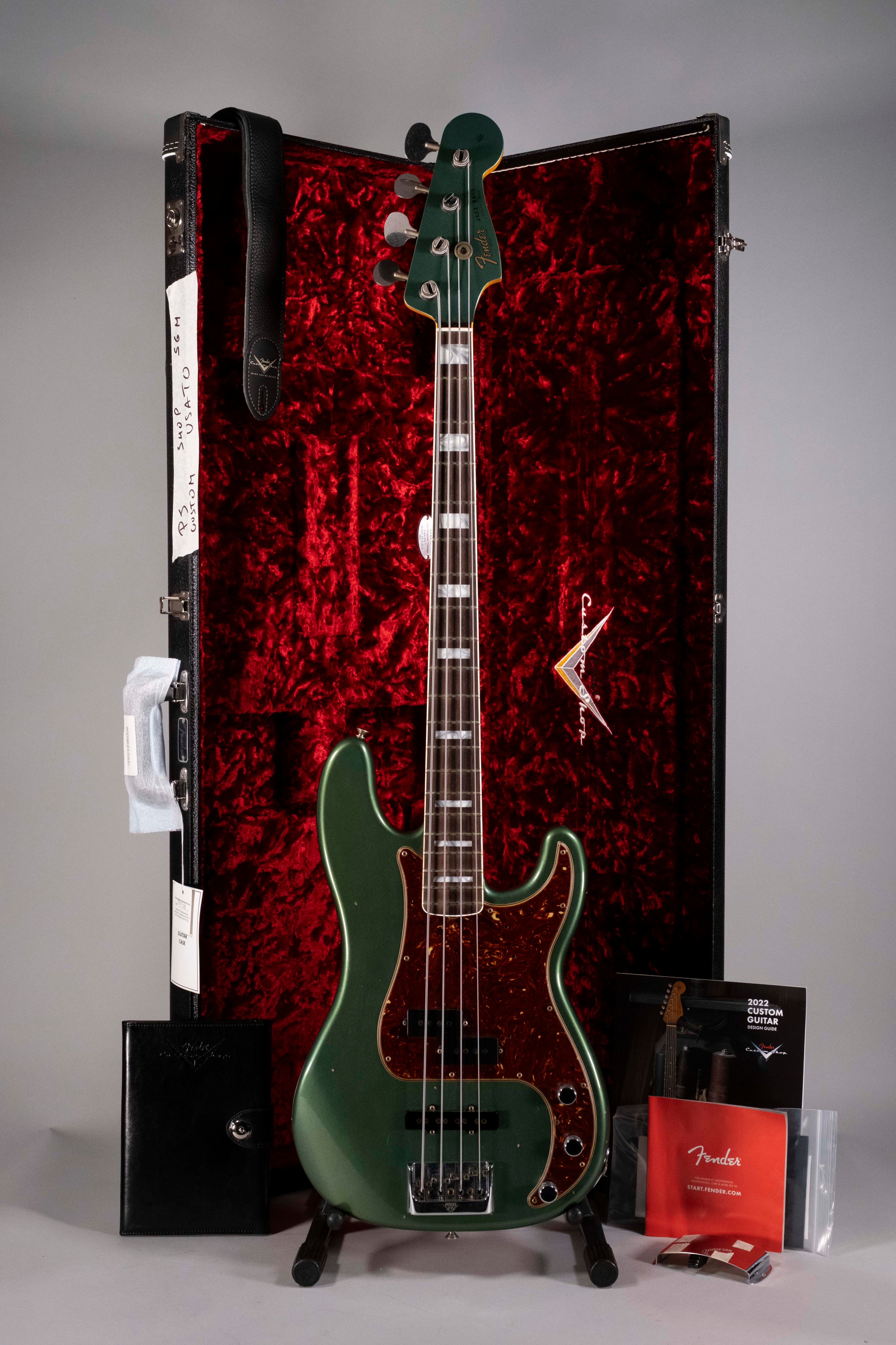 FENDER C.SHOP PJ SHERWOOD GREEN USATO