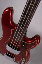 Fender Custom Shop Limited `62 Precision Bass Relic Aged Candy Apple Red