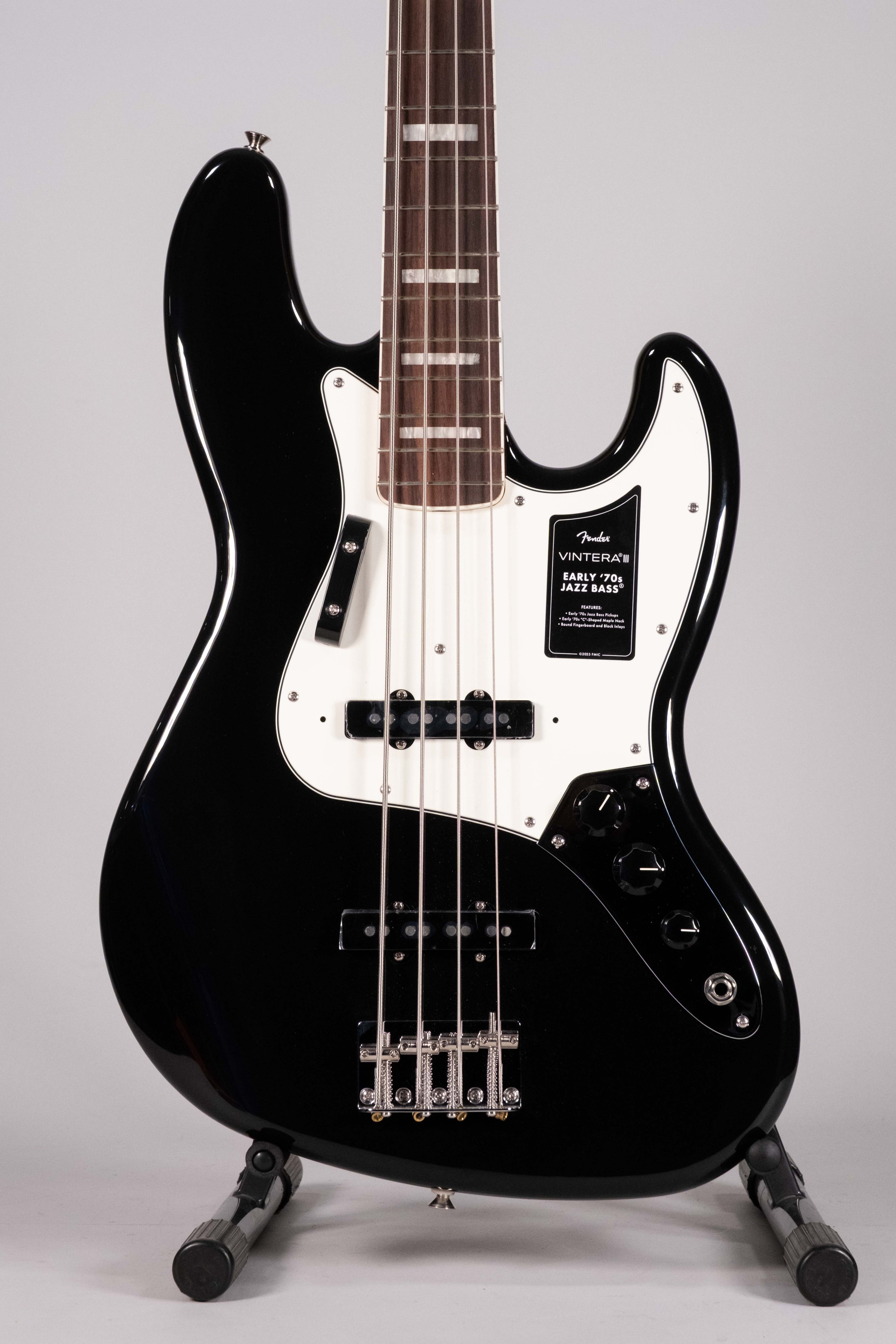 Fender Vintera III Late 60 Precision Bass Rw Black